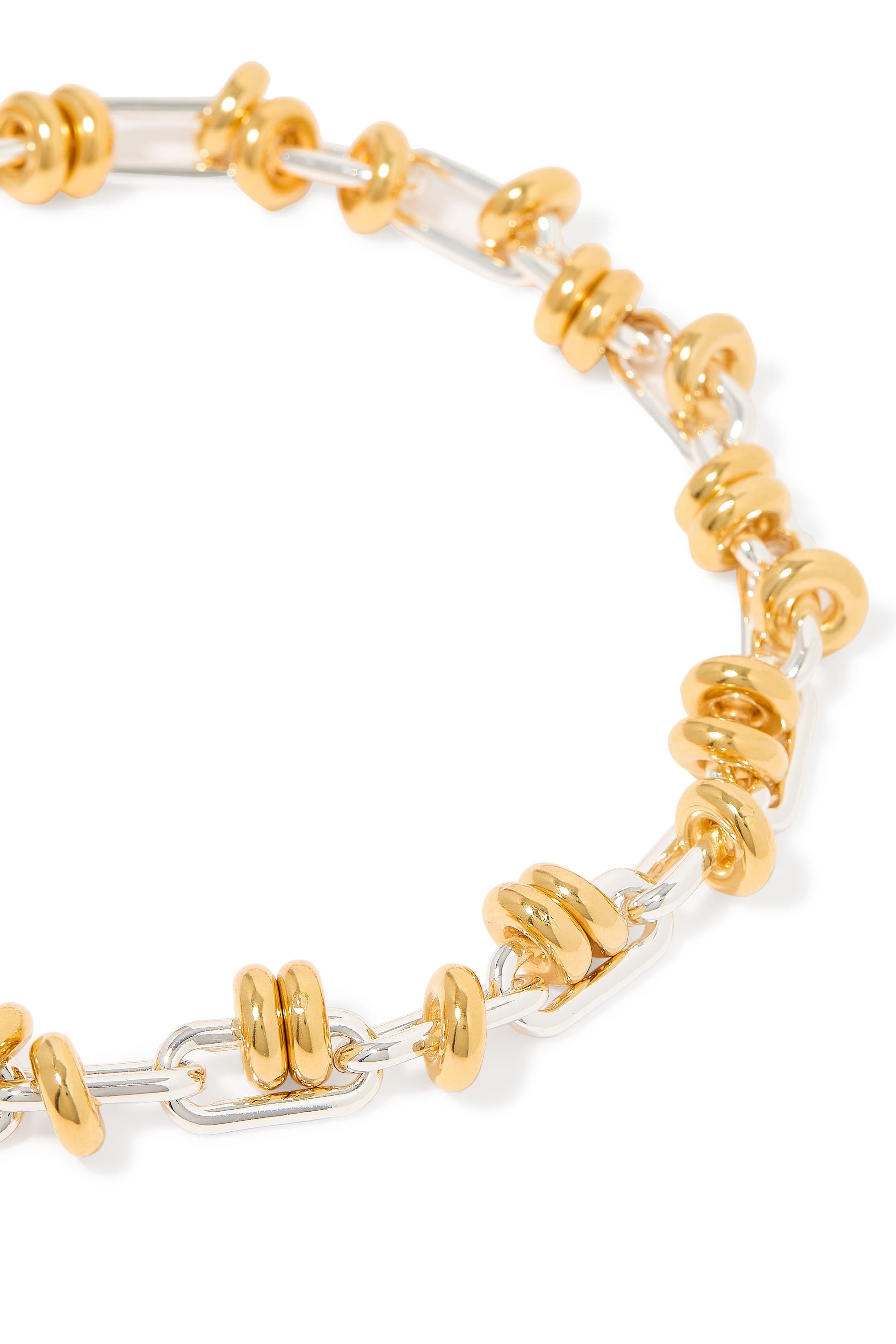 قلادة بعقد ولونين