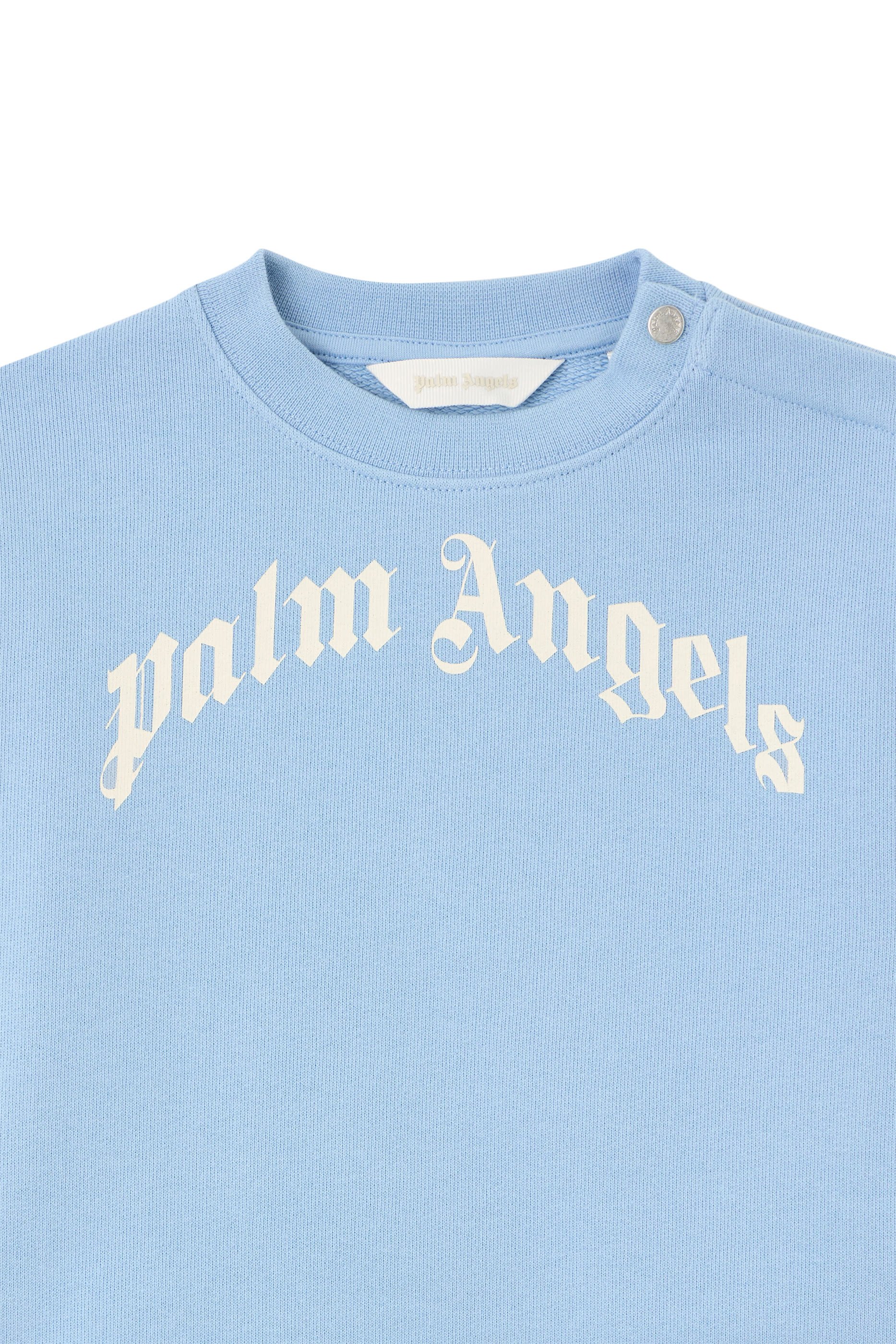 سويت شيرت بشعار الماركة منحني للأطفال