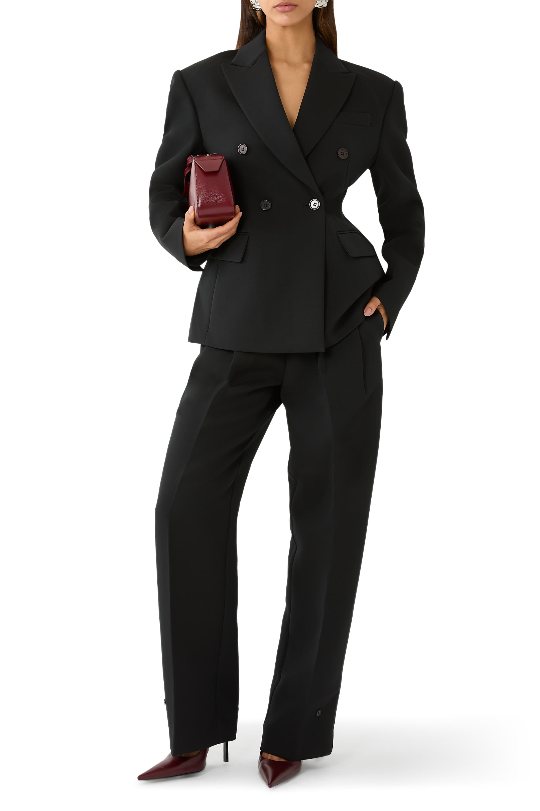 بنطال دوير بطيات