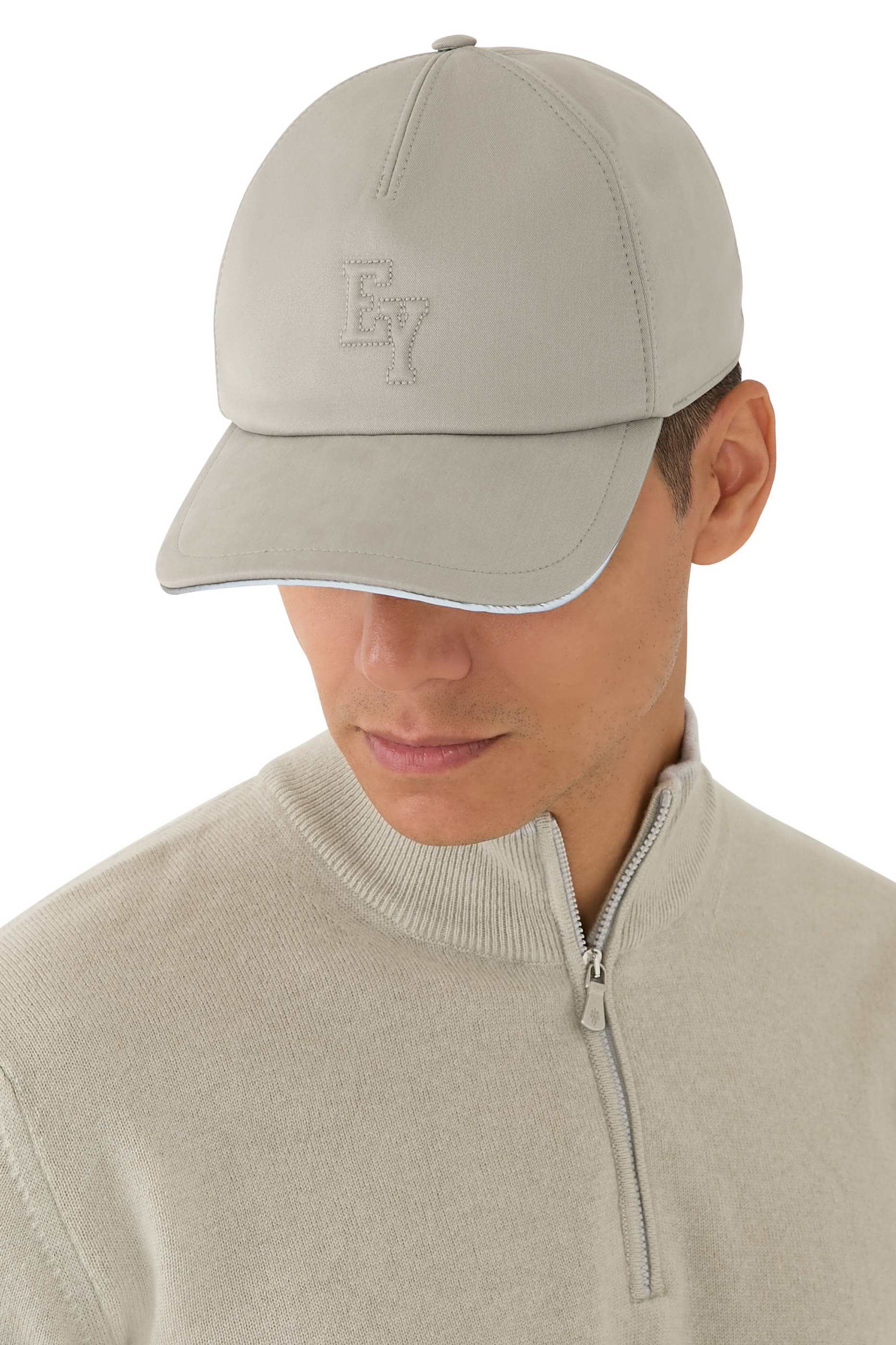 كاب بيسبول بشعار الماركة حرير