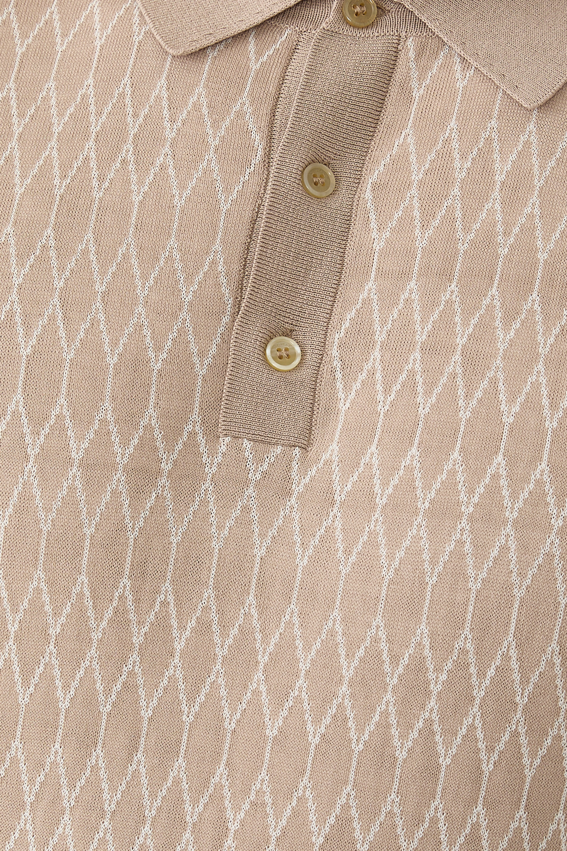 قميص بولو بصف أزرار