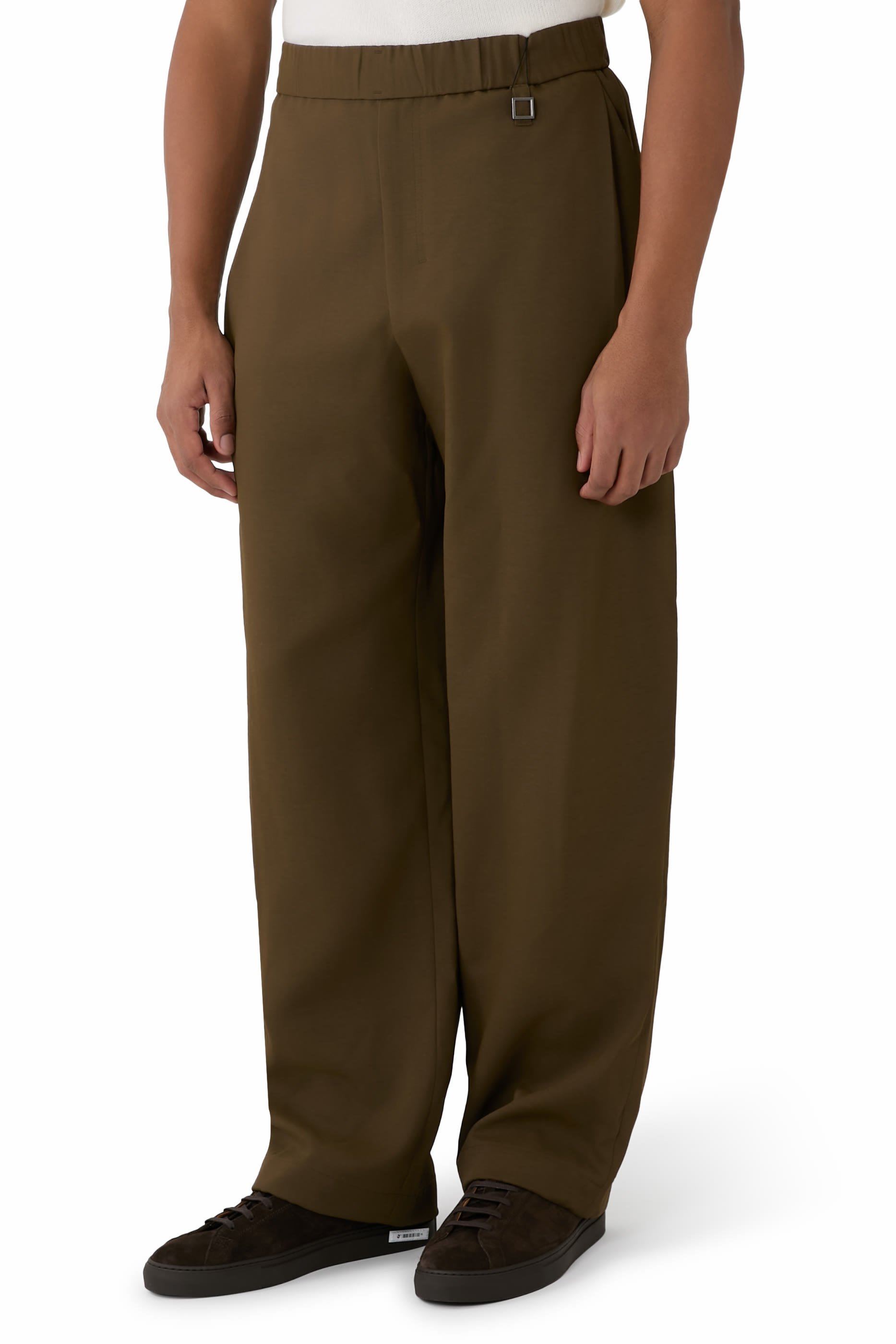 بنطال بشعار الماركة قطن