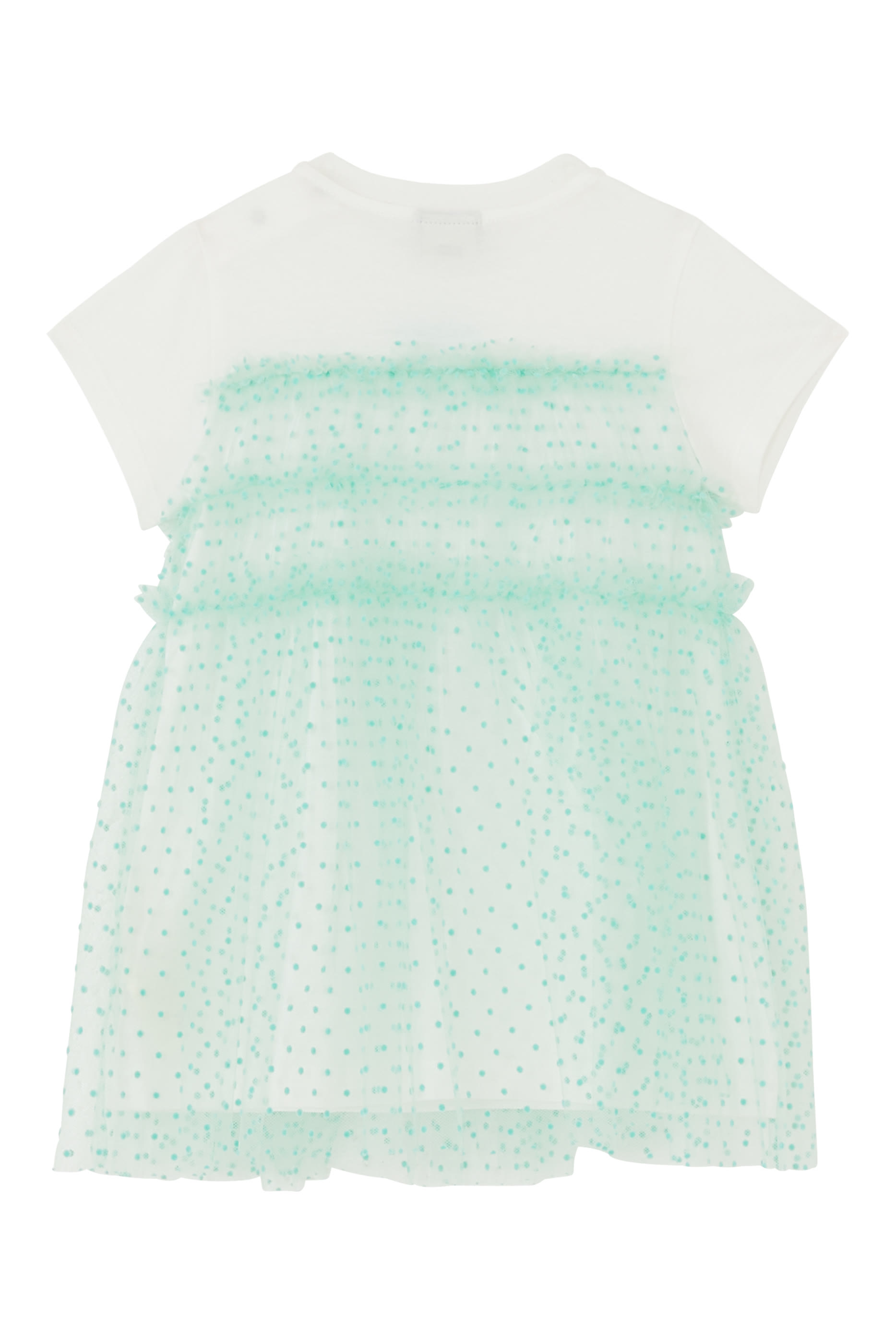 فستان بتصميم تيشيرت تول للأطفال