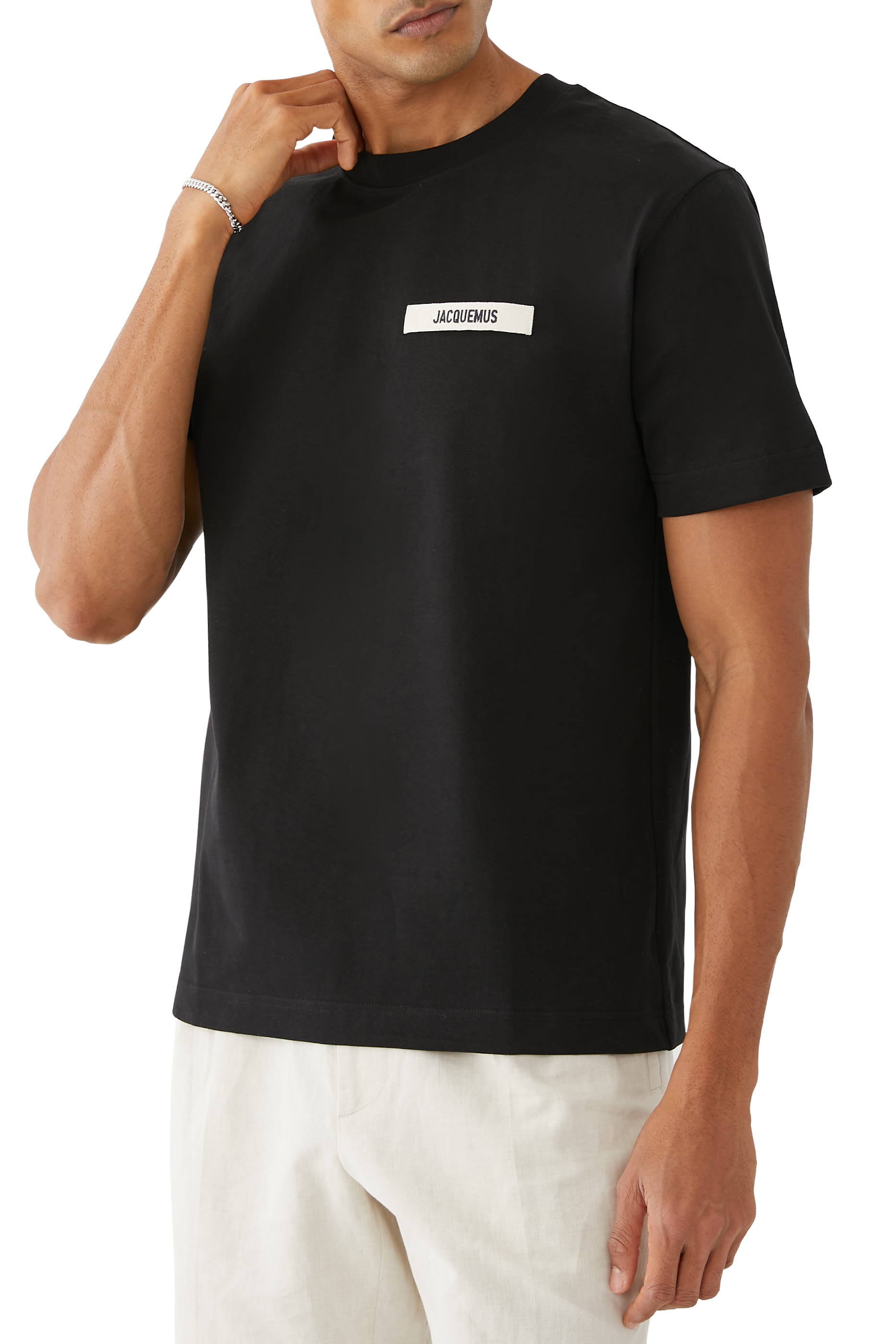 تيشيرت قطن بارز الملمس