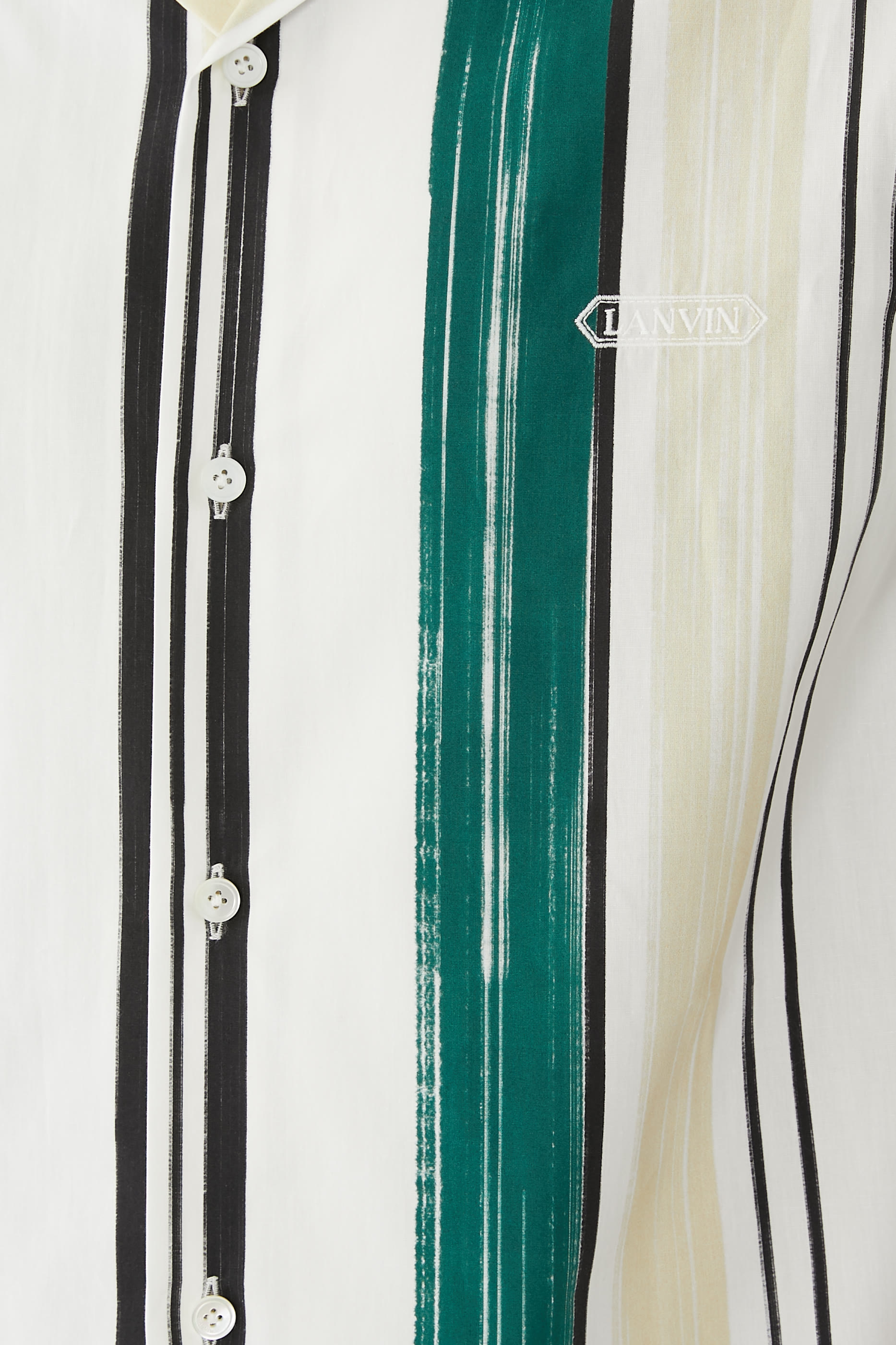 قميص بولينج بنقشة مخططة