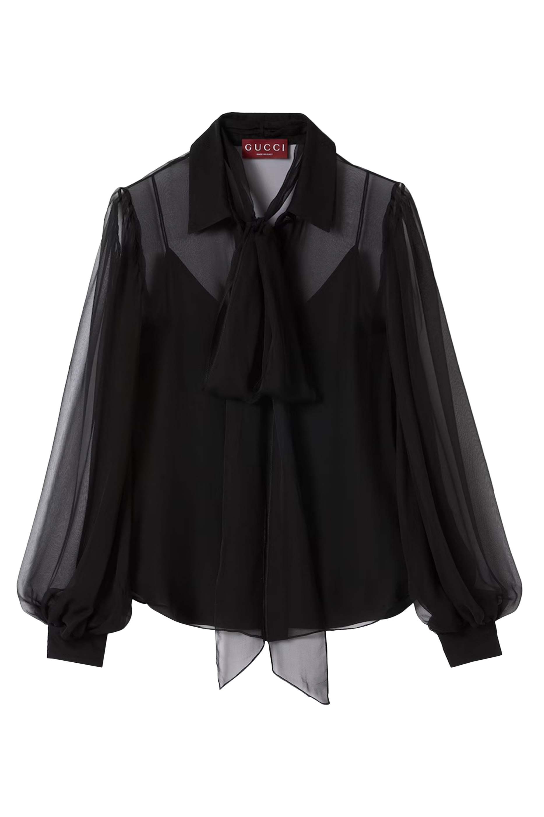 قميص حرير شيفون