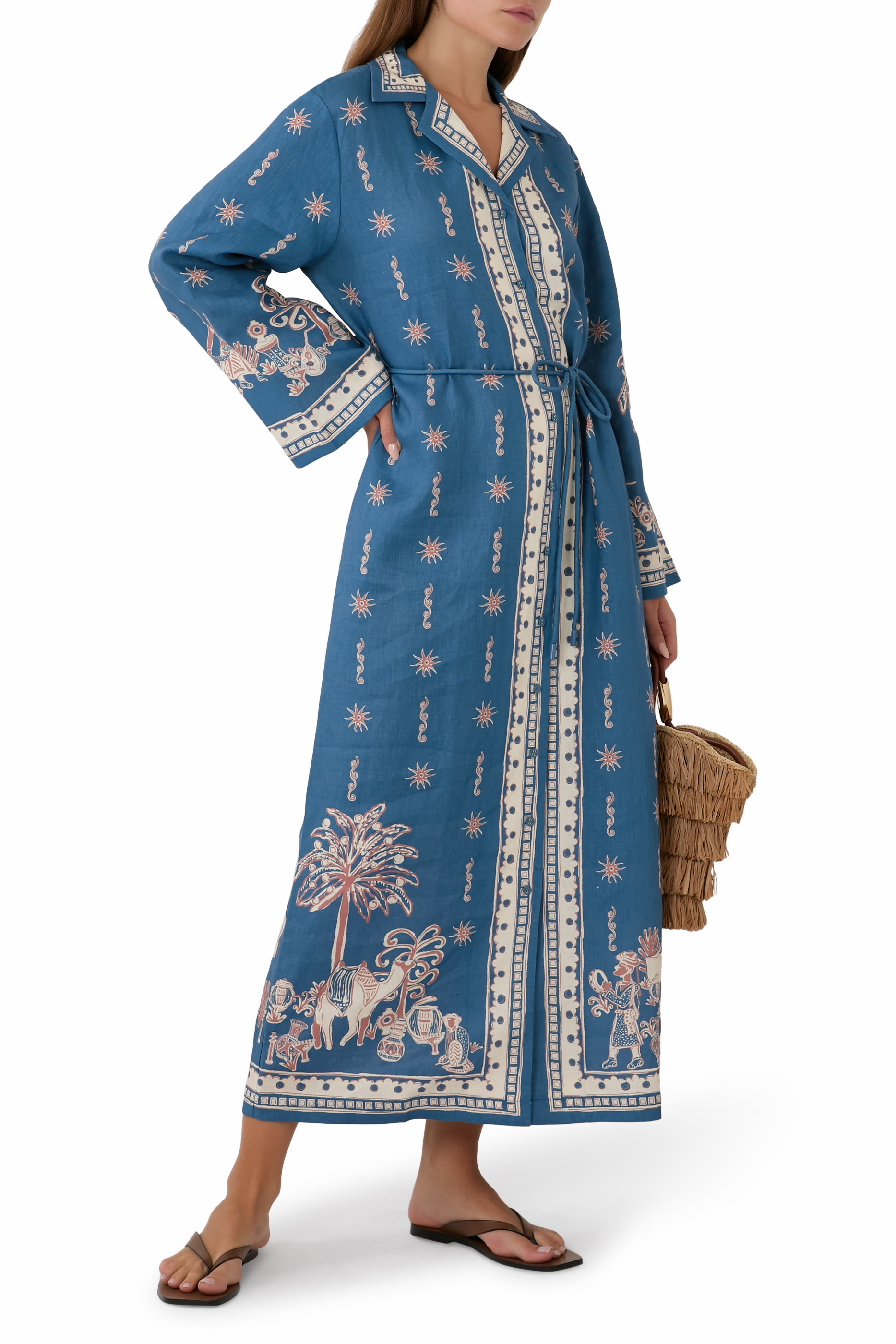 فستان أكاسيا بتصميم قميص