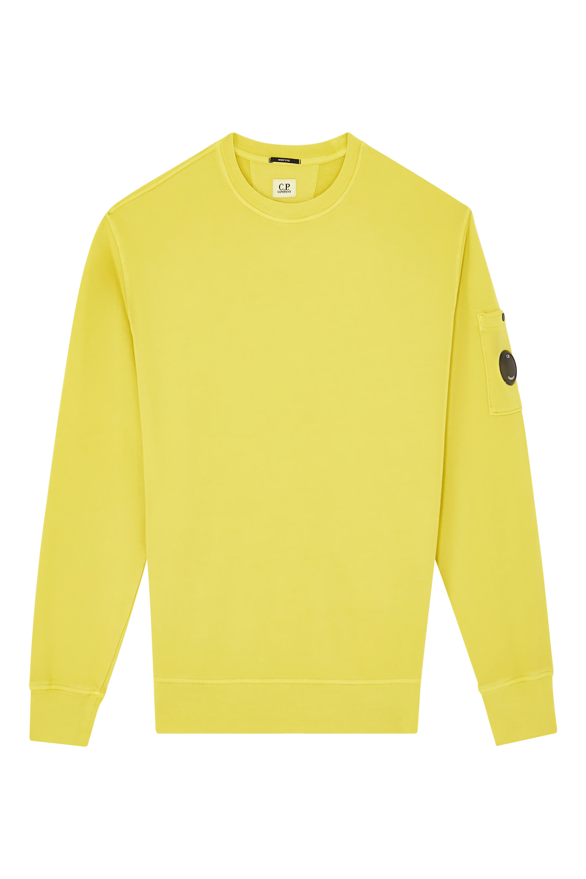 سويت شيرت بياقة ضيقة صوف بارز بحياكة مائلة