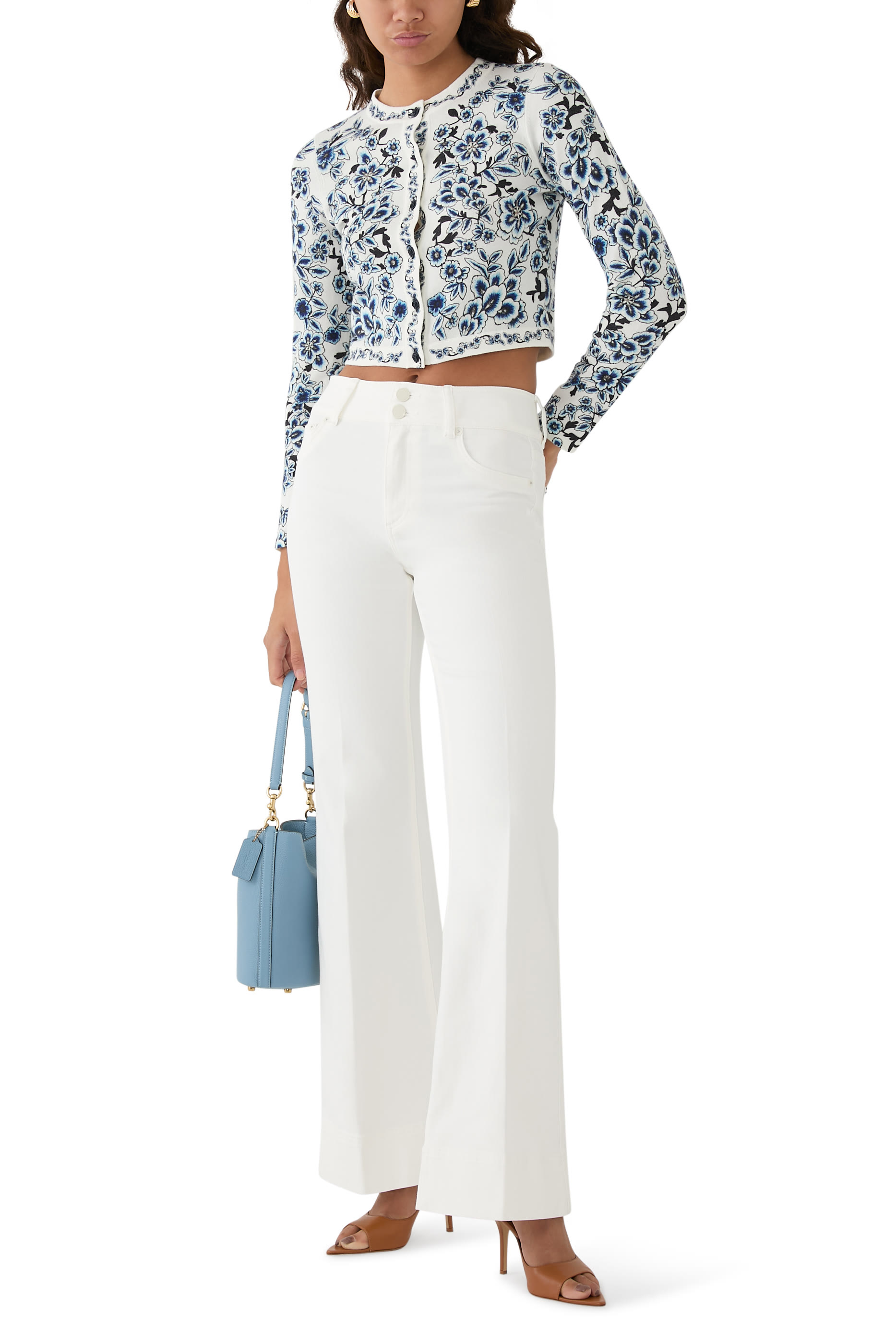 بنطال جينز ميسا بقصة ساق واسعة