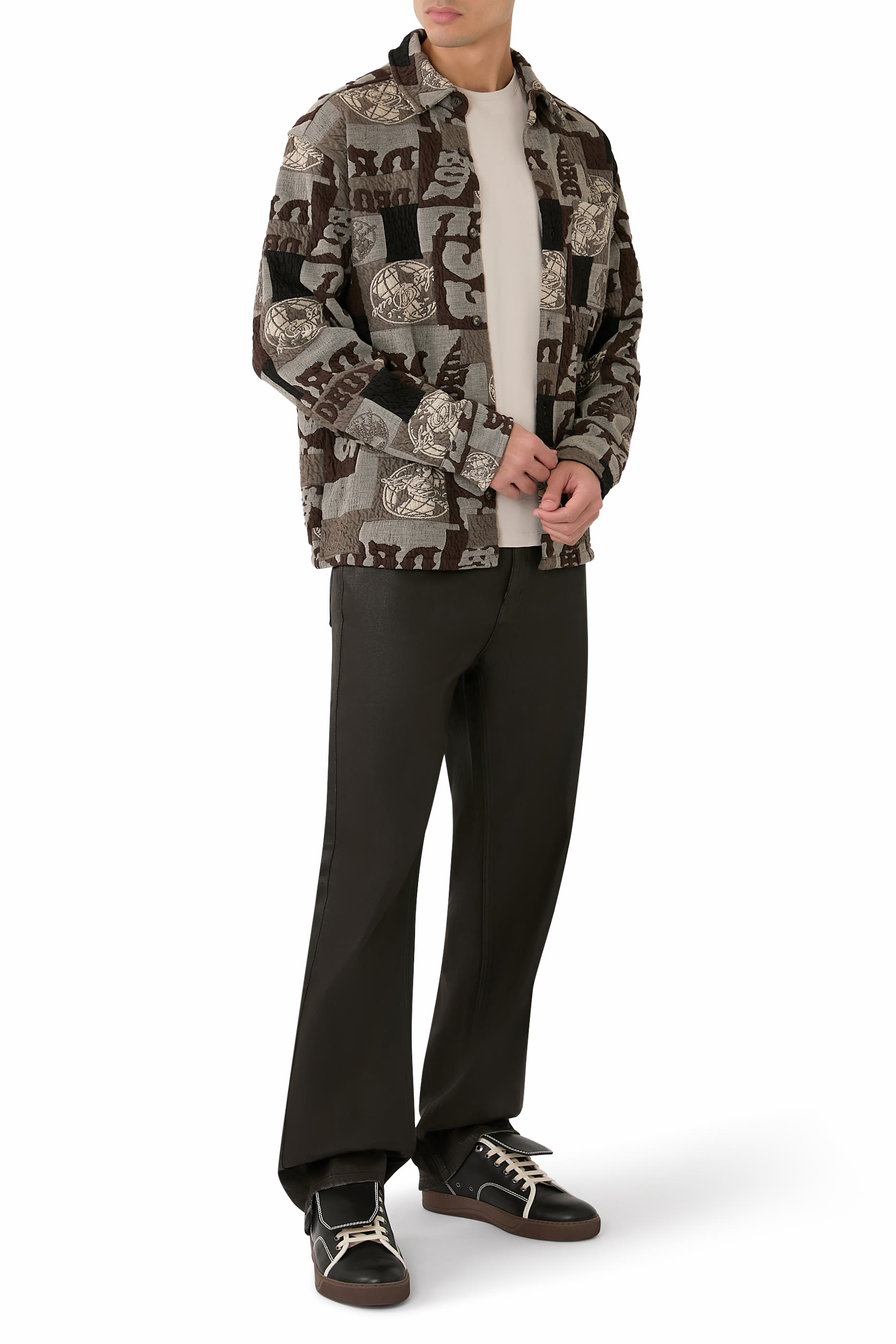 بنطال جينز مطلي بالشمع