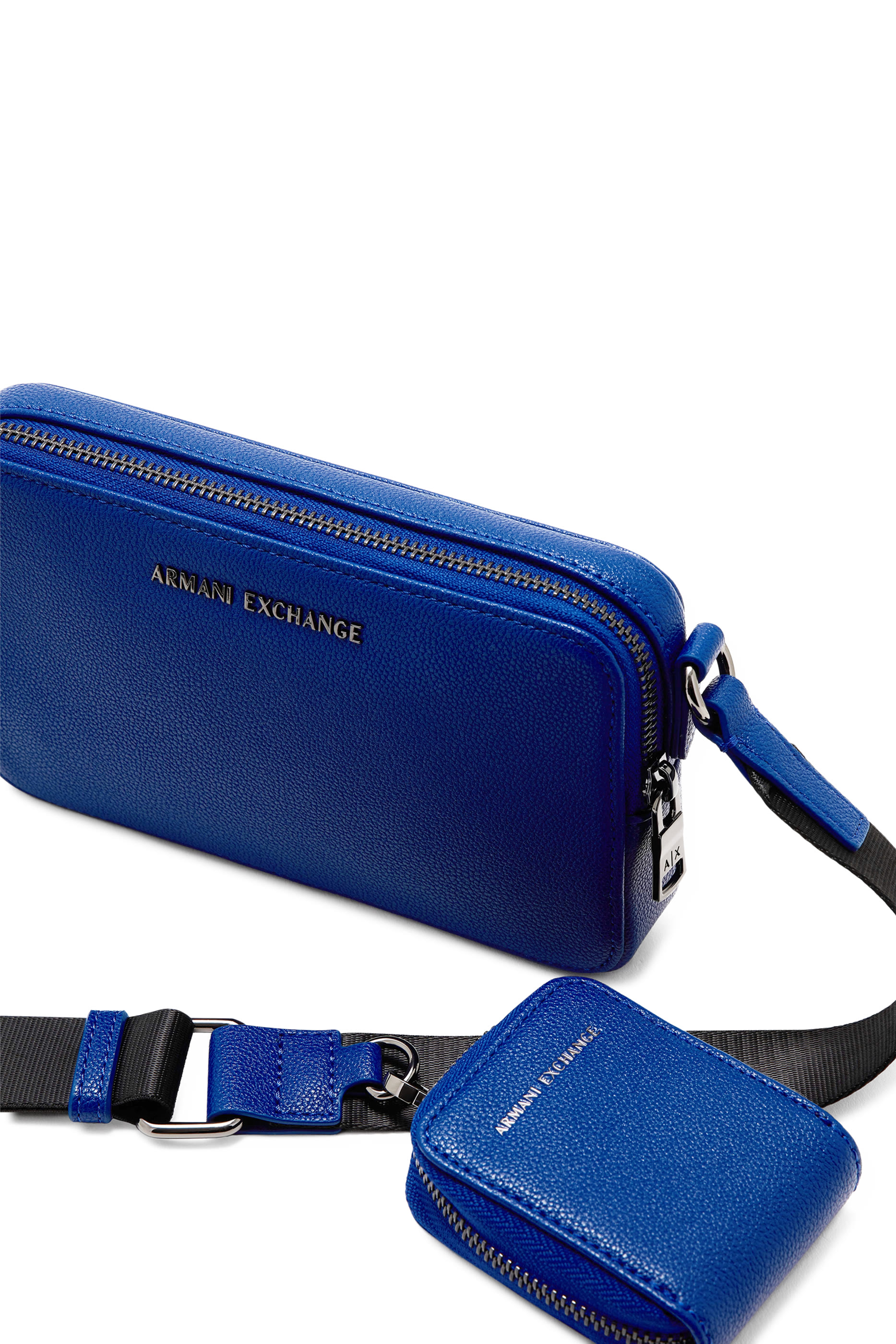 حقيبة كتف صغيرة مع حامل سماعات