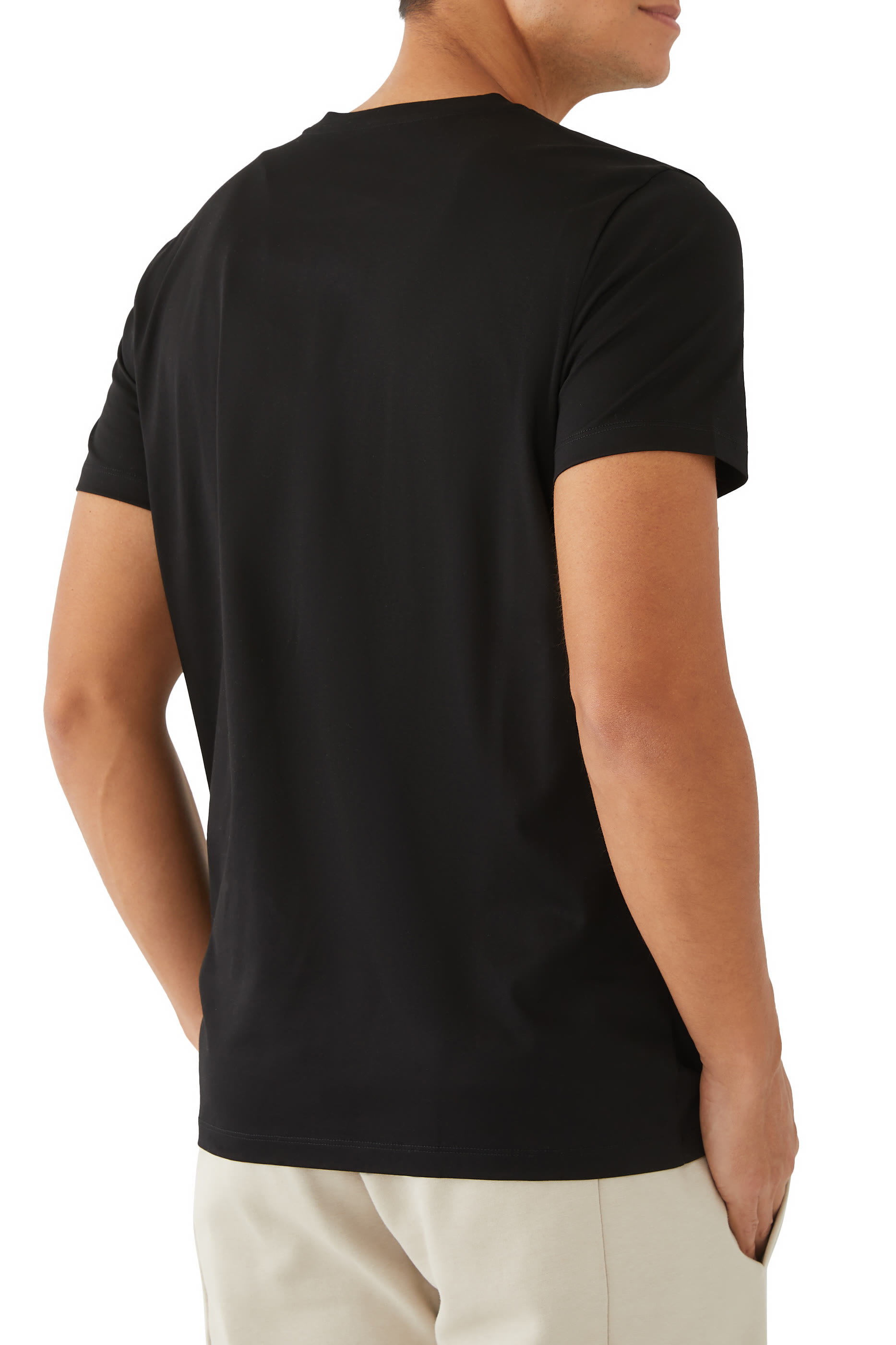 Double Logo Patch T-Shirt