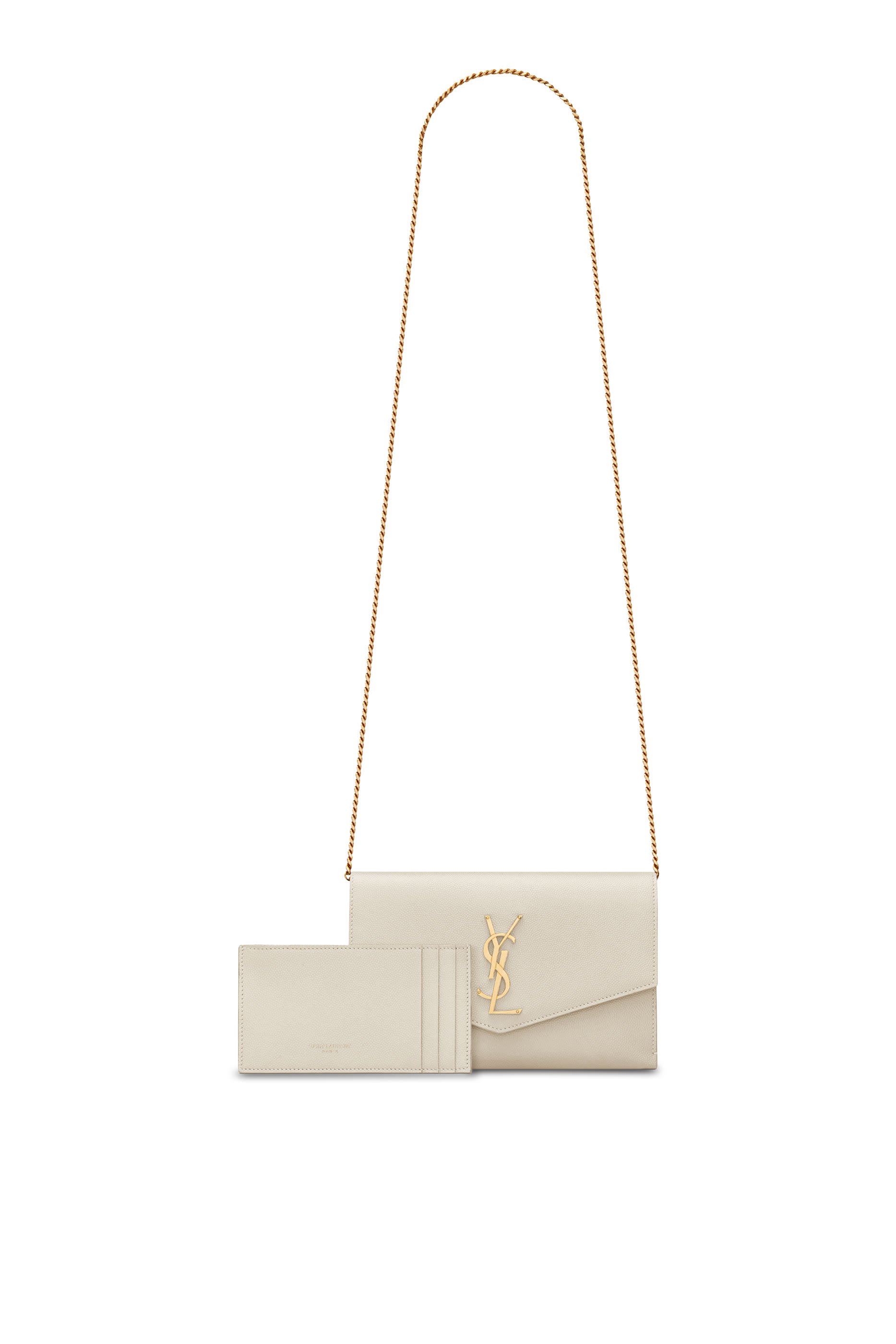 محفظة اب تاون بسلسلة جلد بارز الملمس