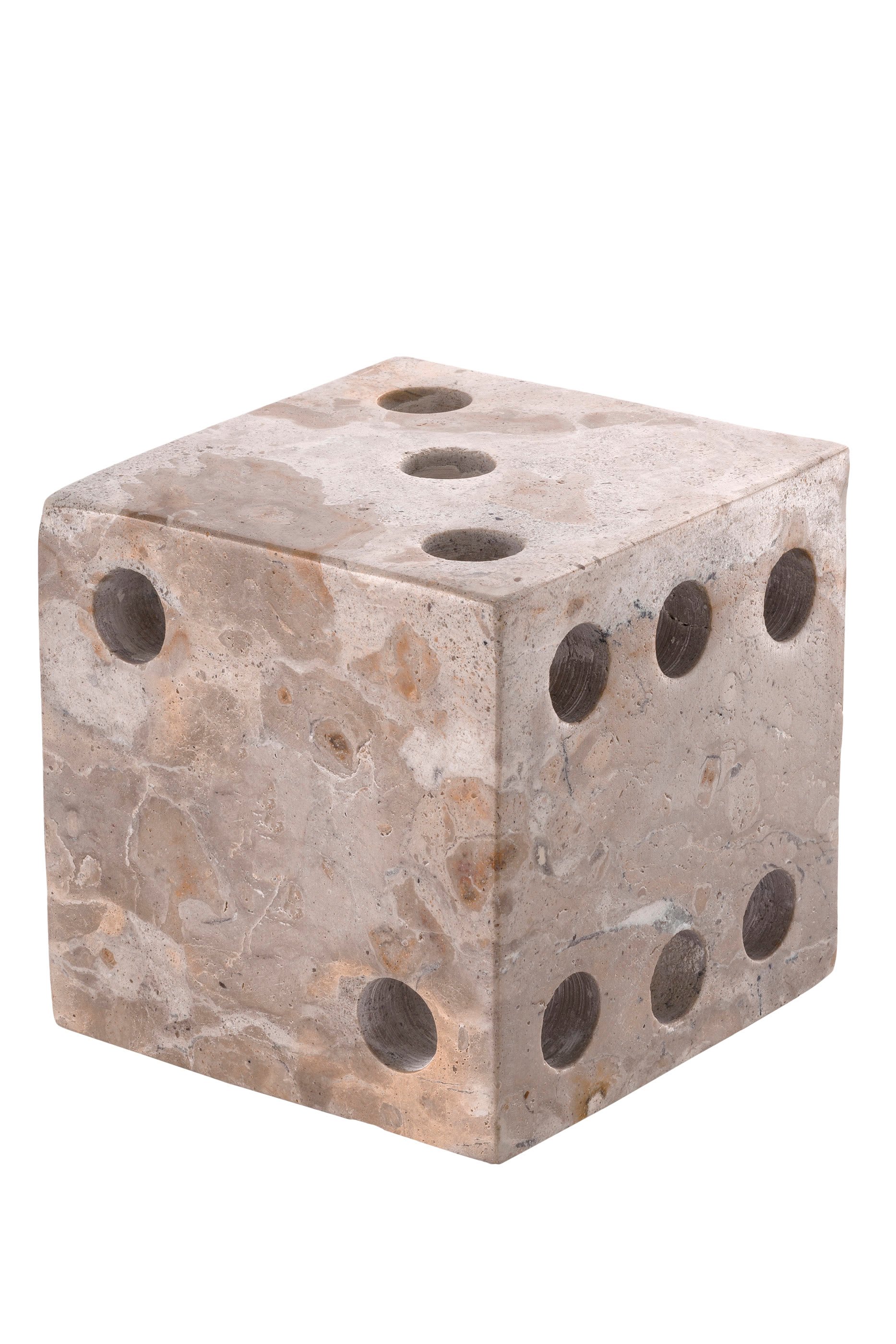 طقم قطعة ديكور للمكتب بتصميم نرد فيزا، قطعتين