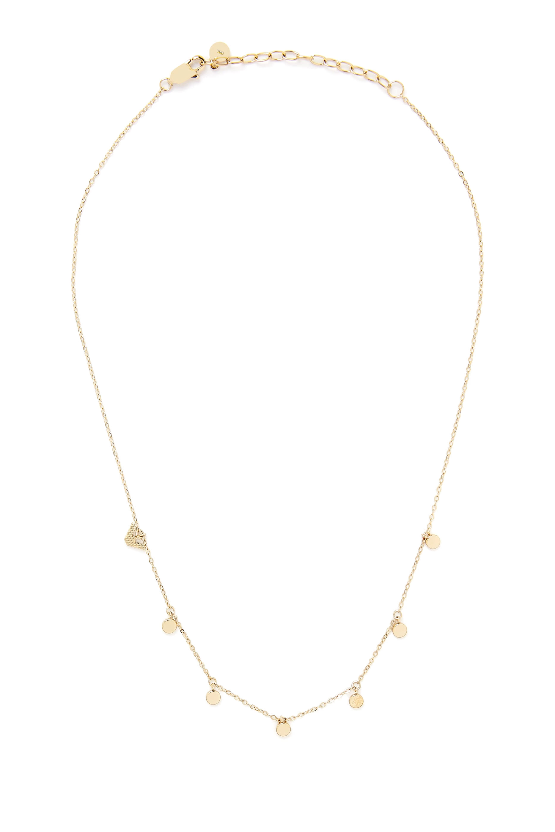 طقم هدايا قلادة وأقراط بشعار الماركة