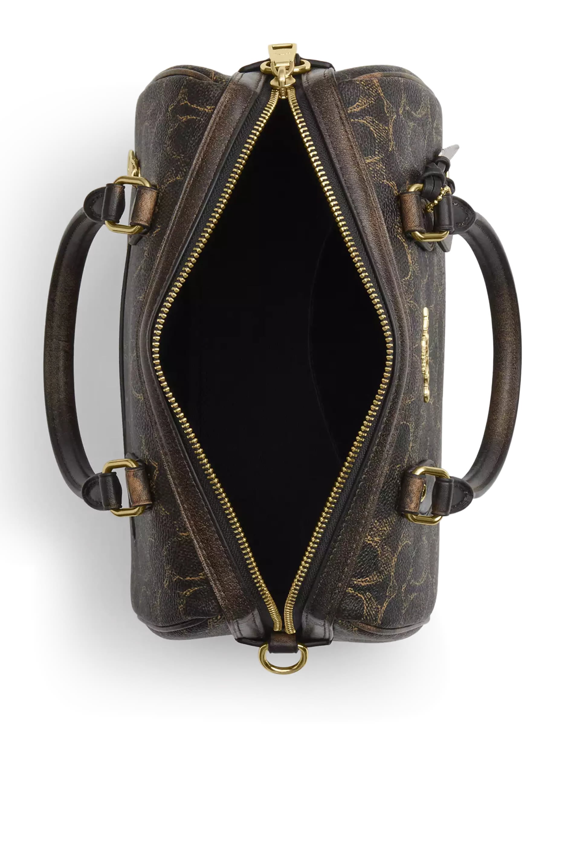 حقيبة روان ساتشيل قنب بشعار الماركة مزينة بحلية