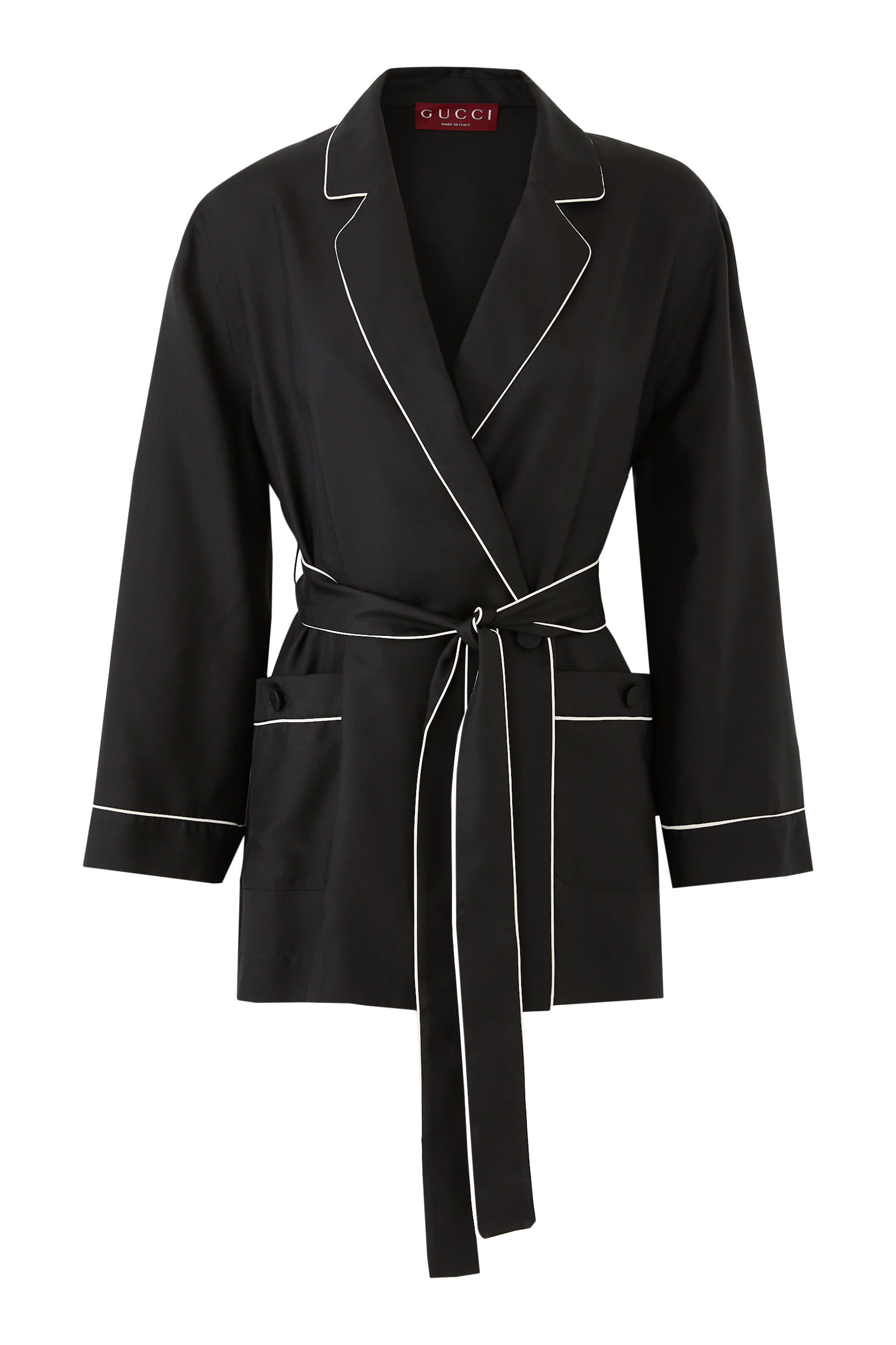 قميص بحزام تويل