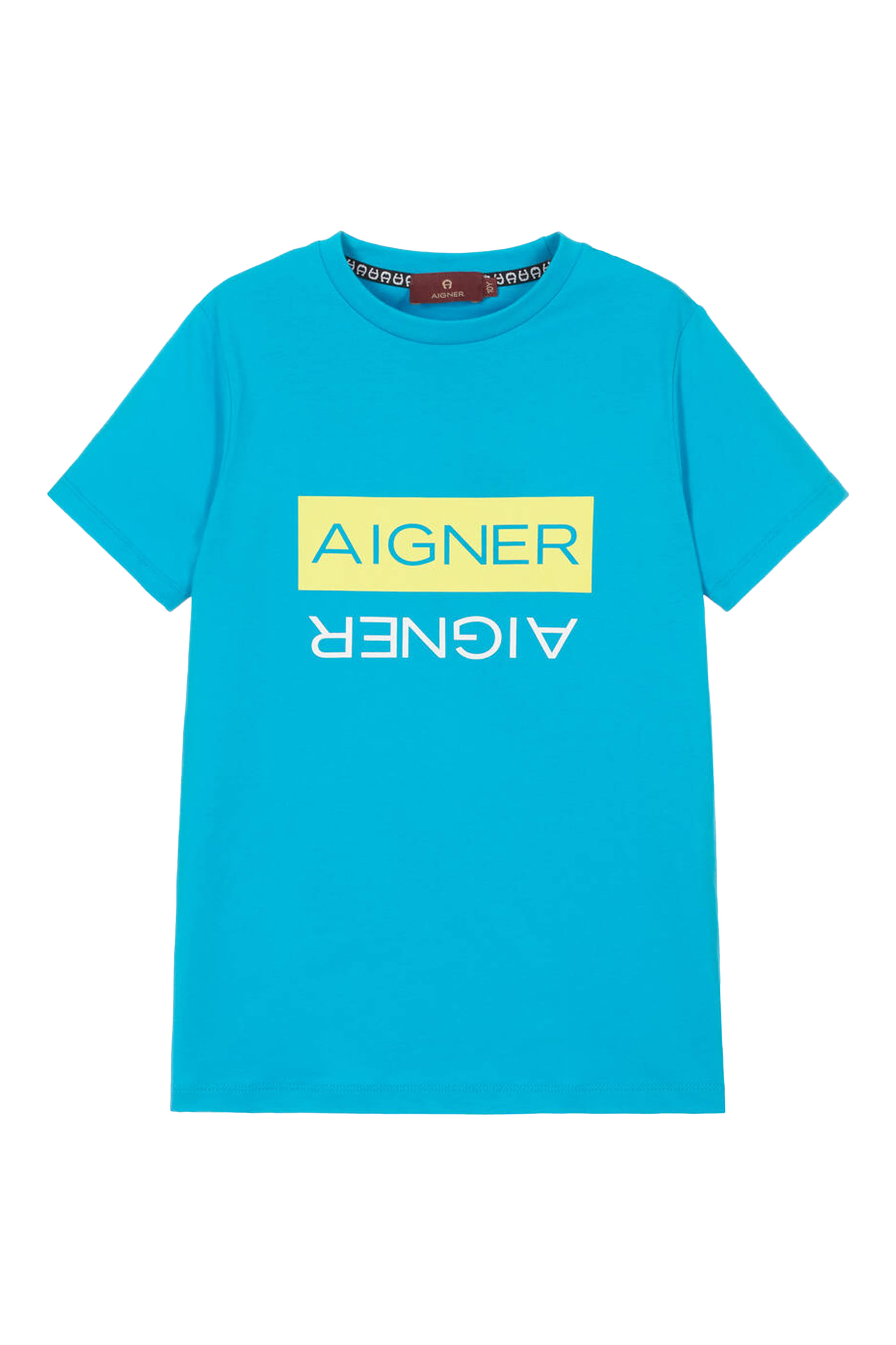 تيشيرت بطبعات شعار الماركة للأطفال