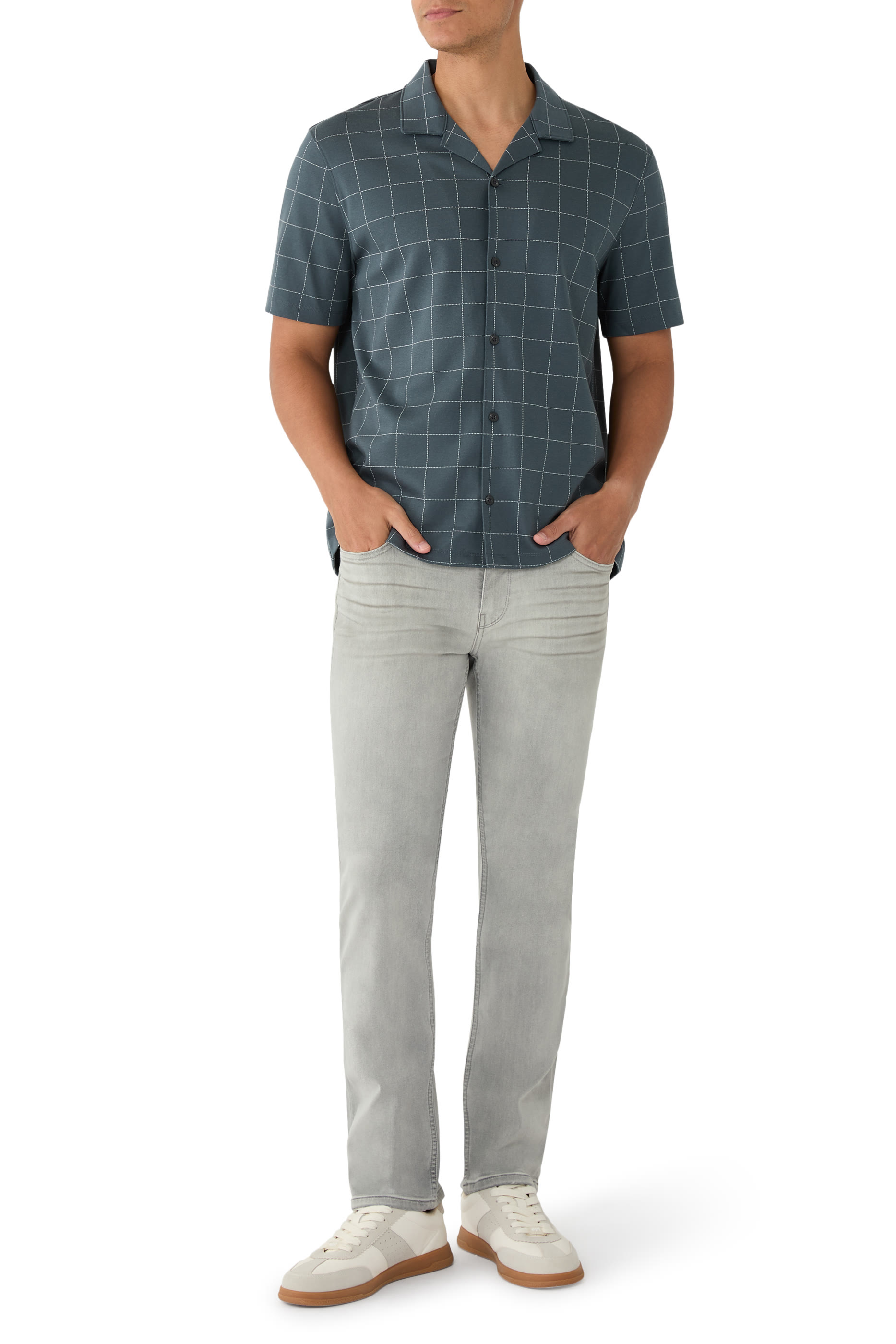 بنطال جينز ترانسيند نورماندي بقصة مستقيمة