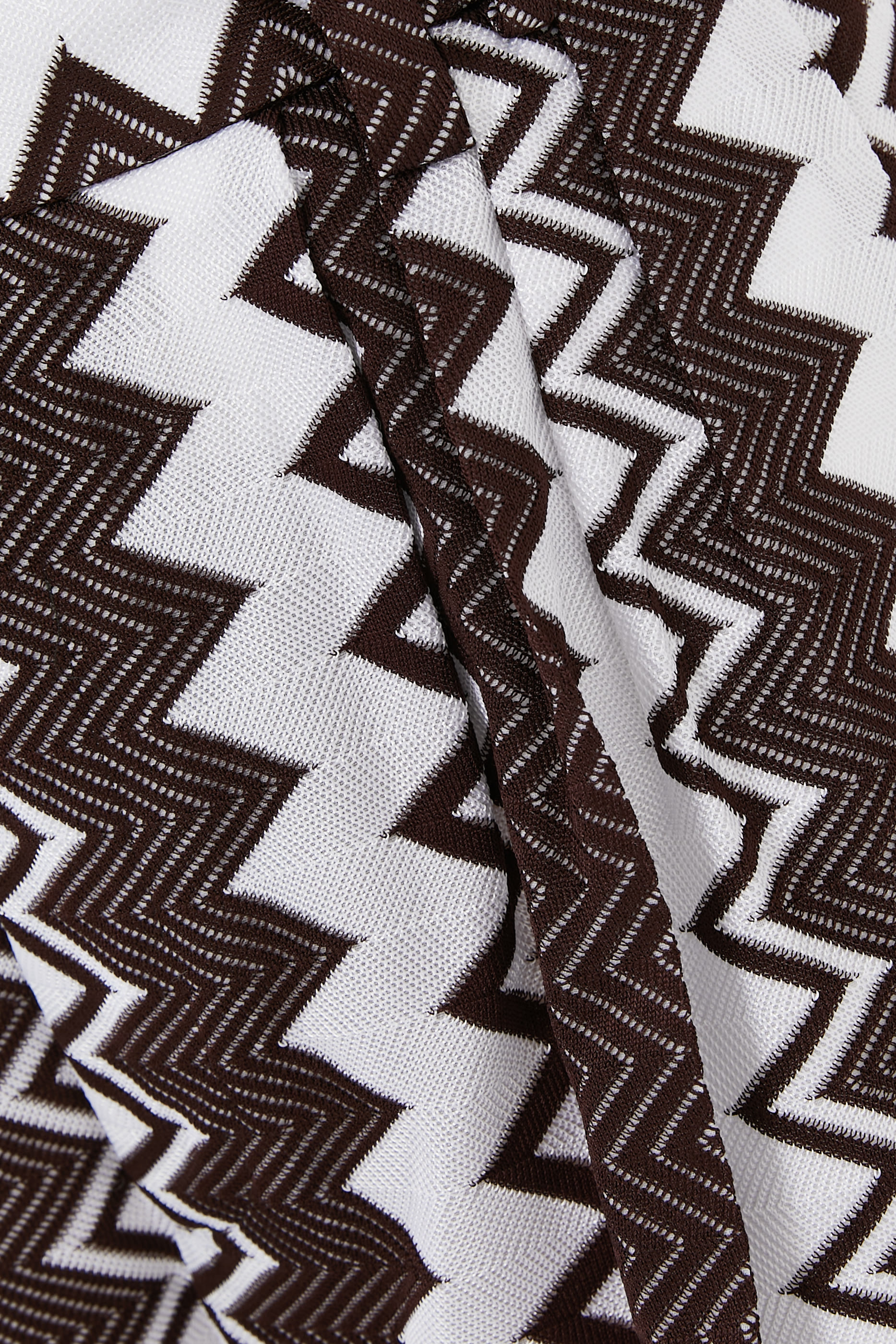 بنطال بقصة ساق واسعة راشيل بنقشة خطوط متعرجة