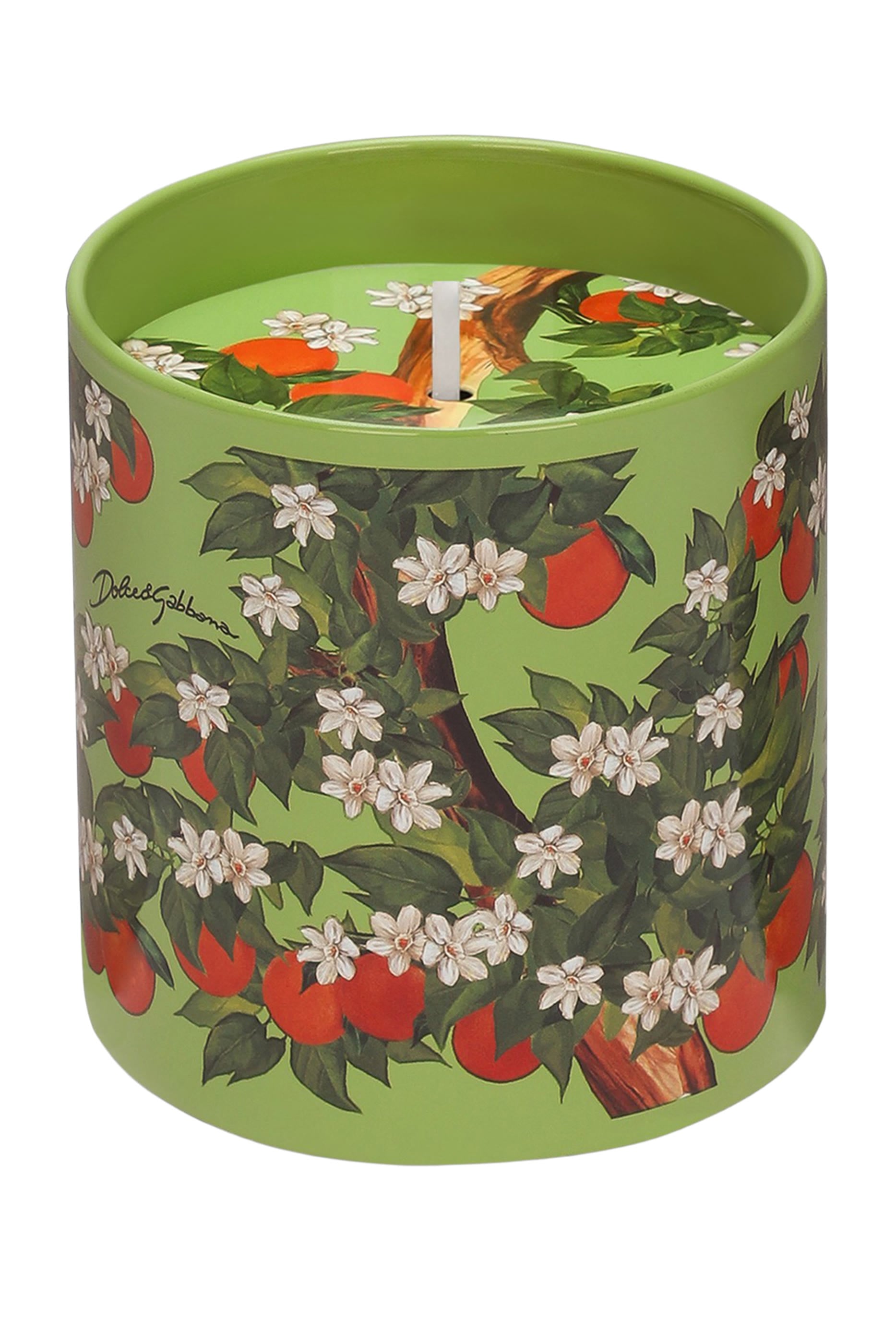 شمعة معطرة سيسيليان اورانج بشعار الماركة