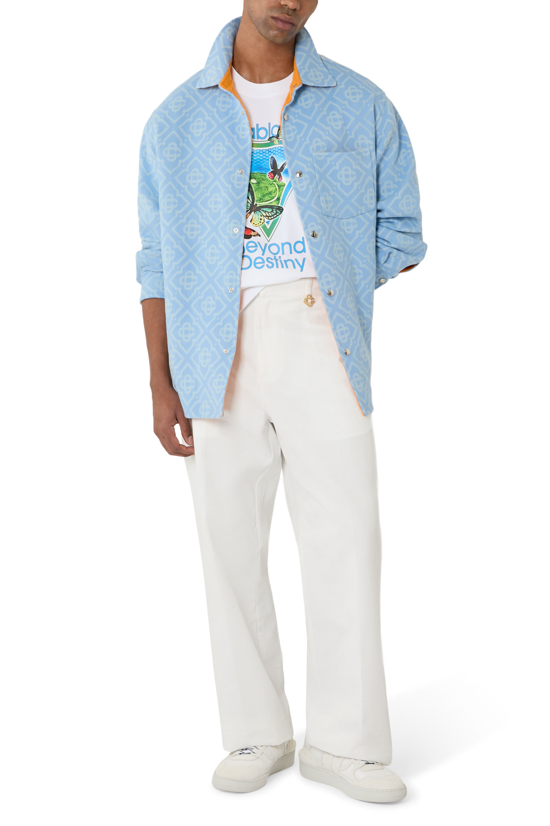 Monogram-Pattern Shirt