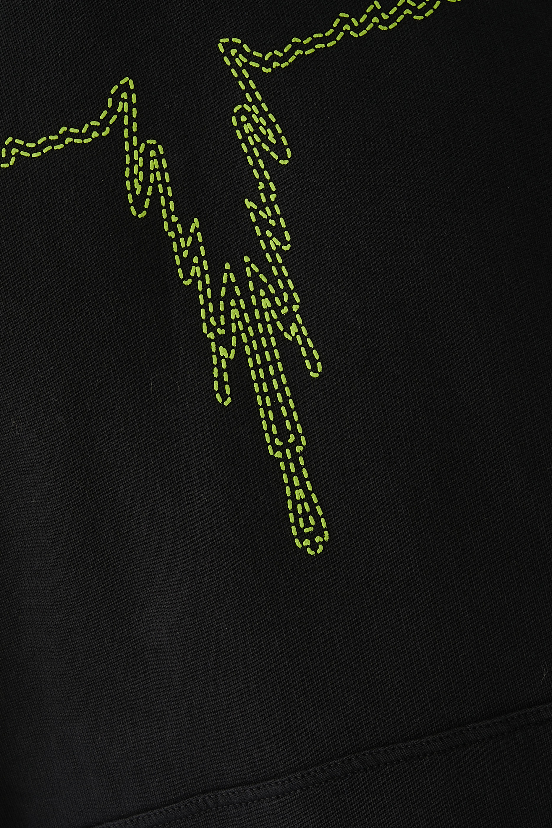 سويت شيرت بغطاء رأس بغرز على شكل أجنحة