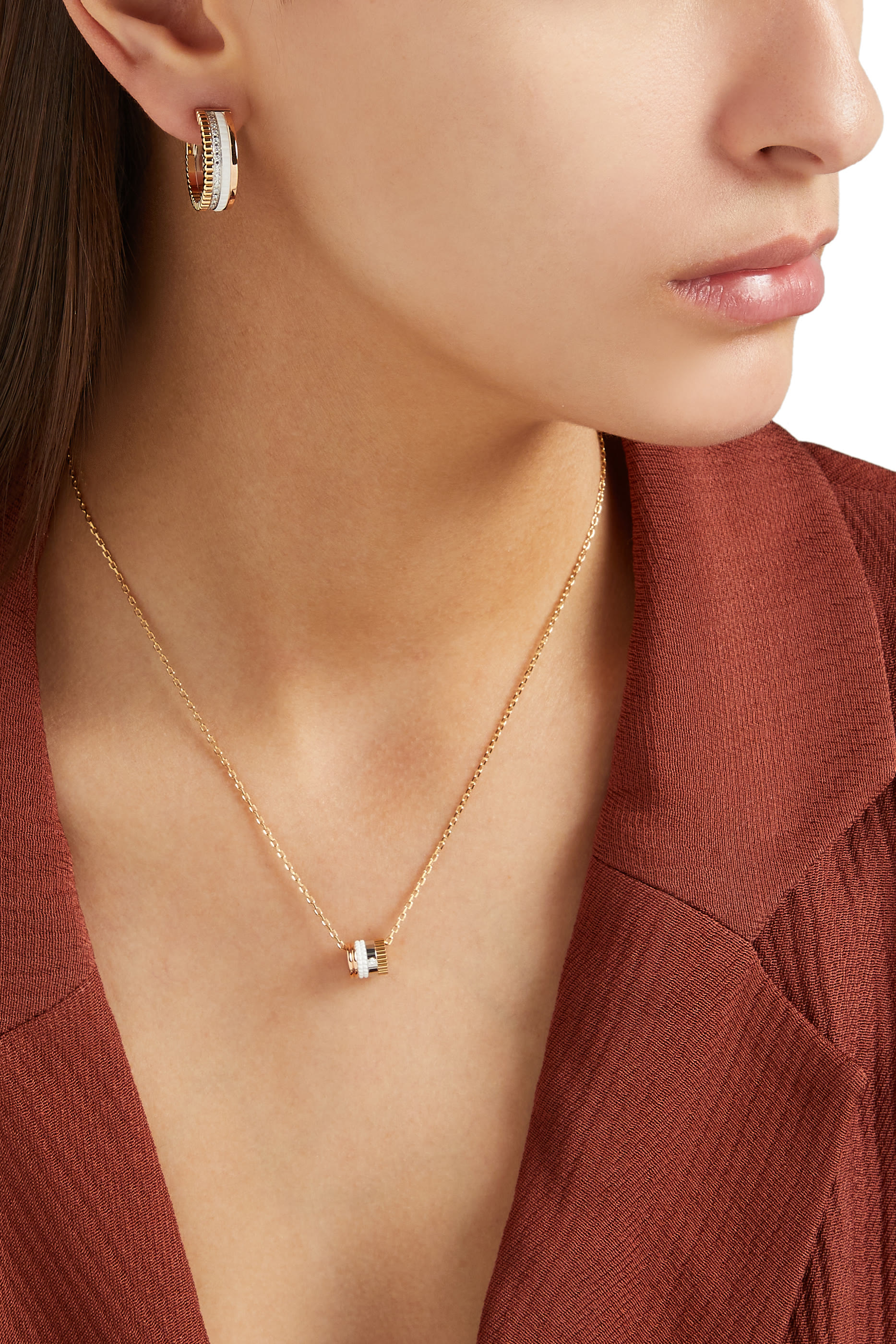 أقراط كاتر إصدار وايت بتصميم دائري