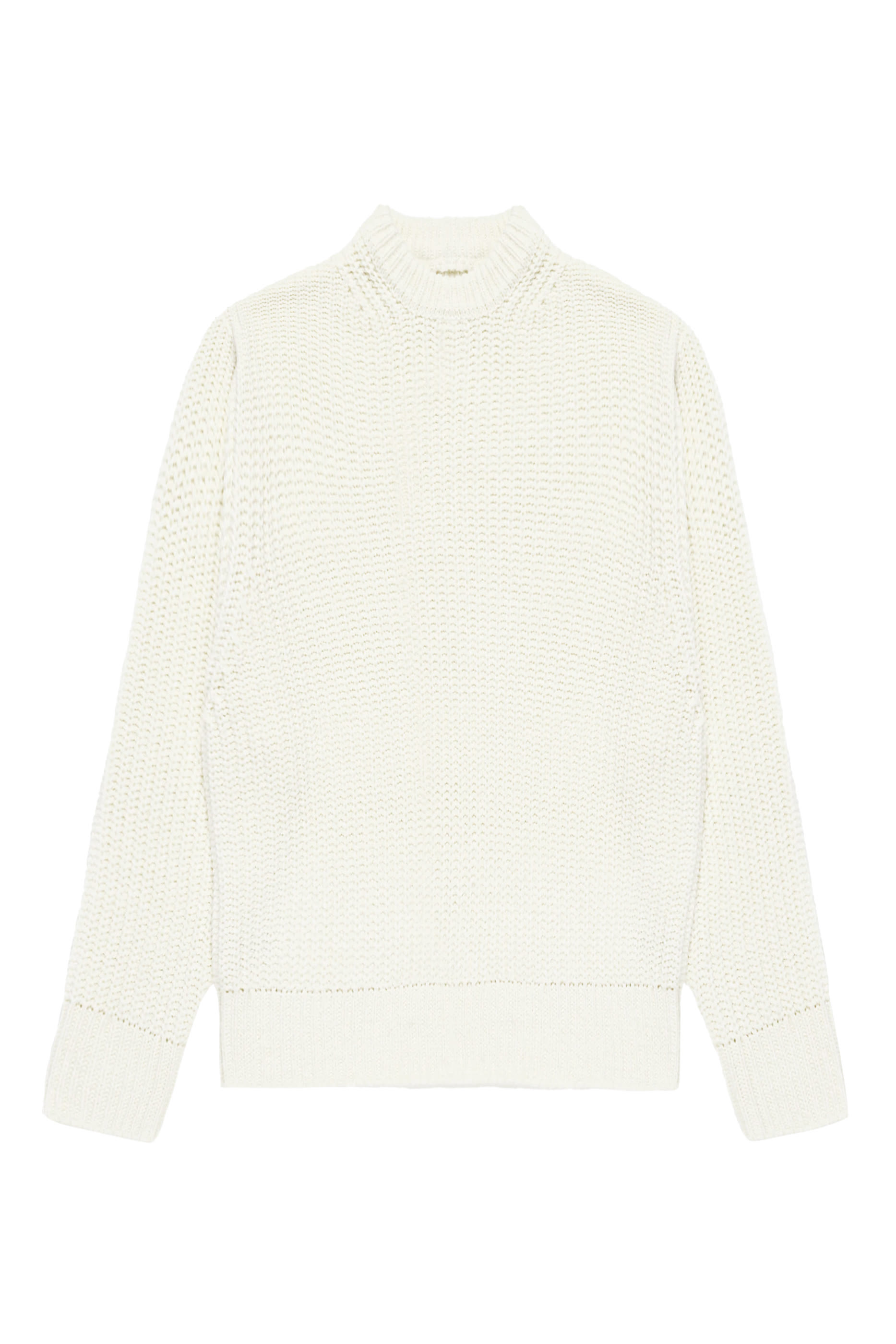 سويت شيرت ام كاي آي نسيج مضلع بياقة ضيقة