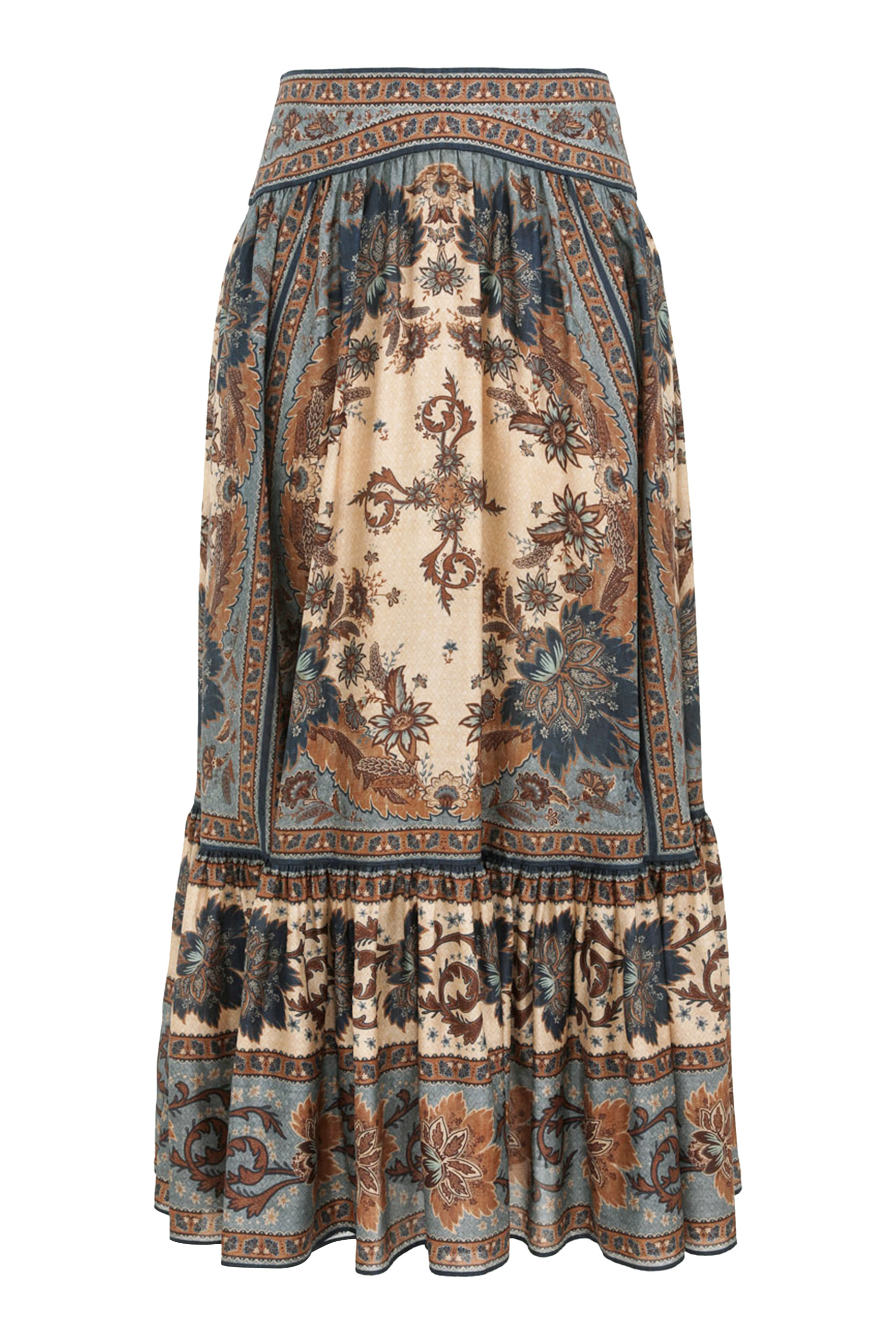 تنورة  أسينشن بطيات متوسطة الطول