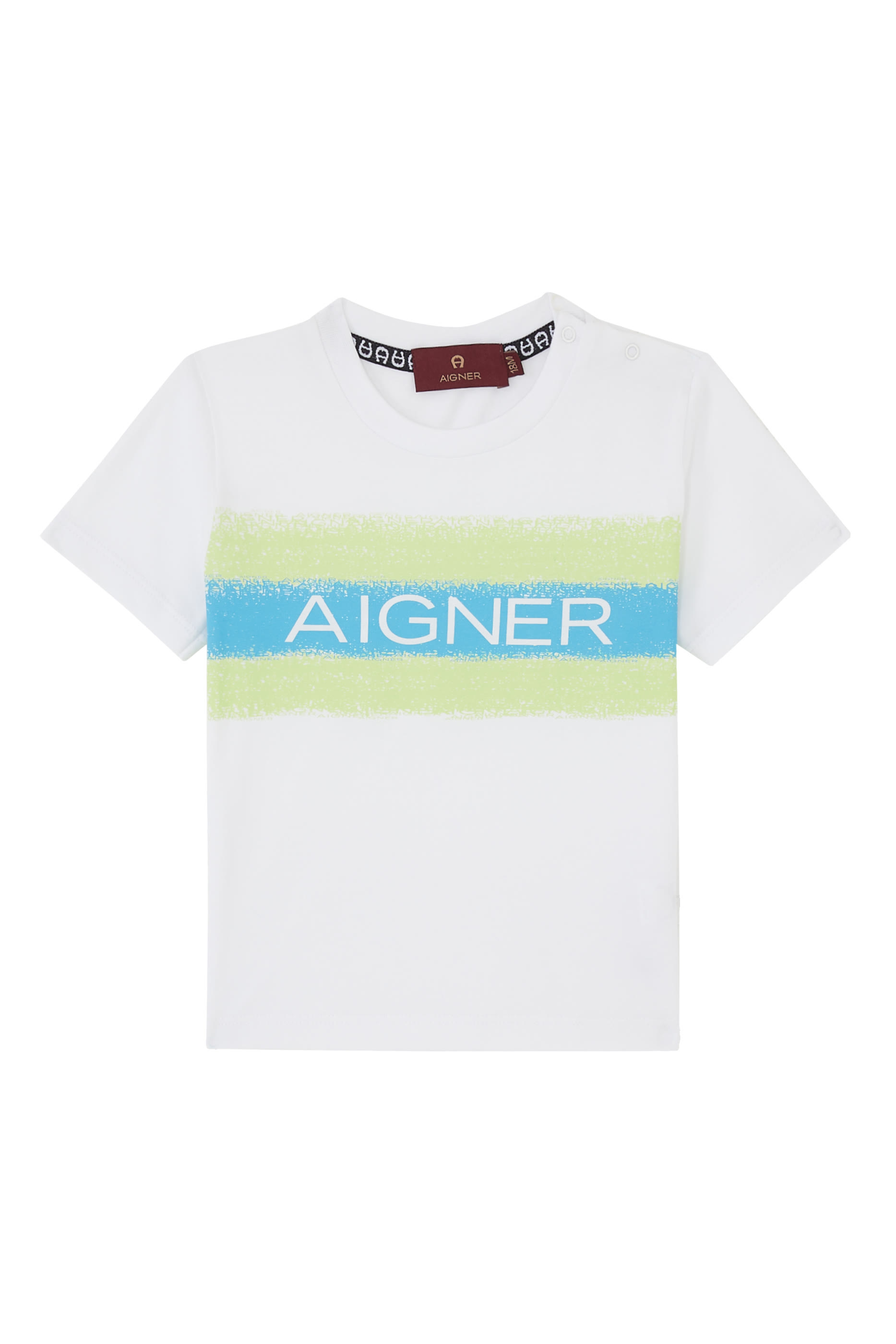 تيشيرت بشعار الماركة للأطفال