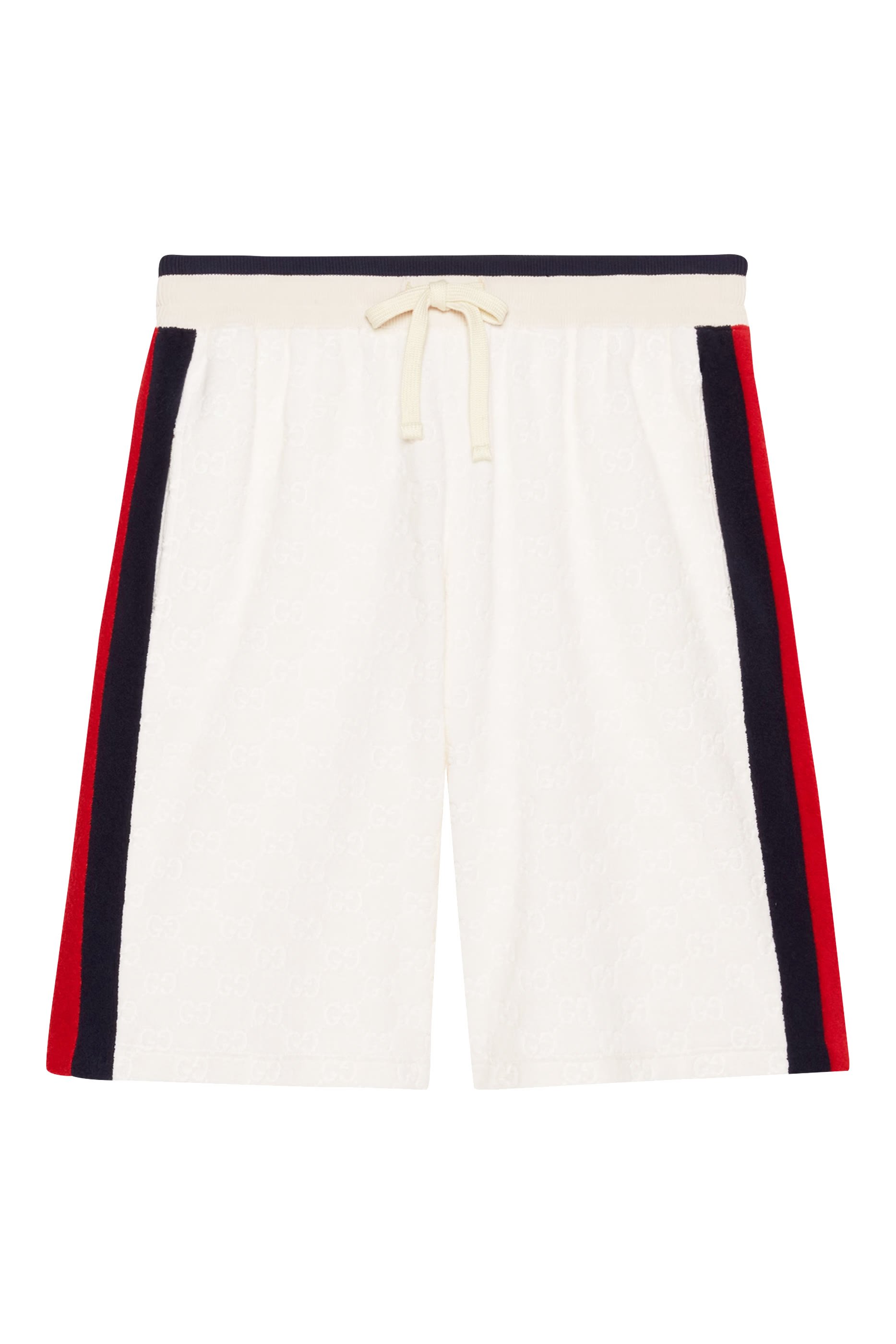 شورت قماش تيري بحرفي شعار الماركة