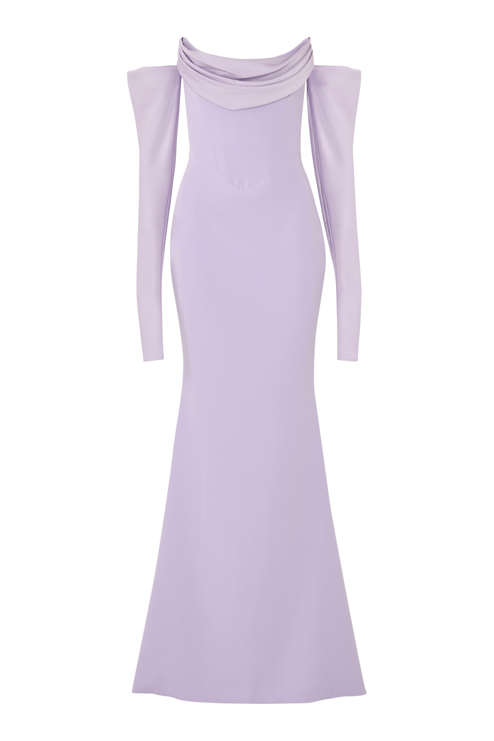 فستان رافين طويل كريب