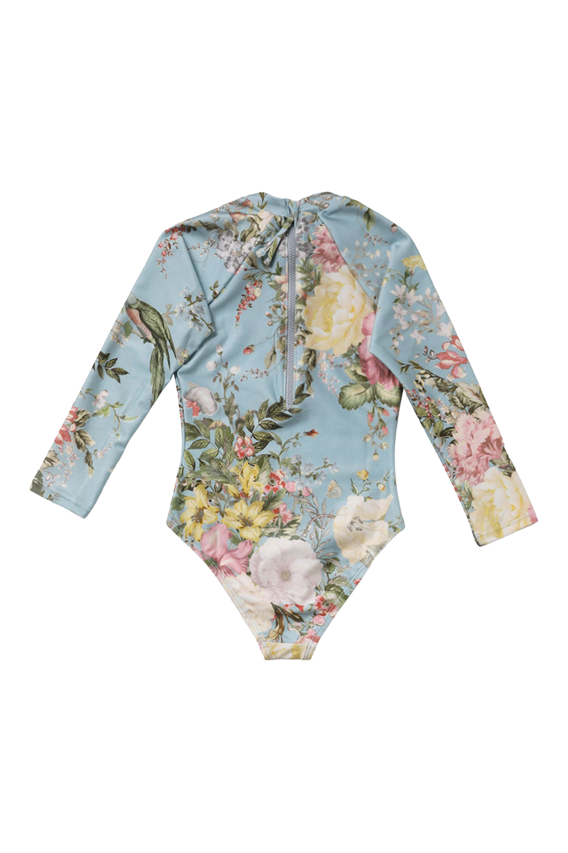 بدلة سبباحة ويفرلي بتصميم قطعة واحدة بأكمام طويلة للأطفال