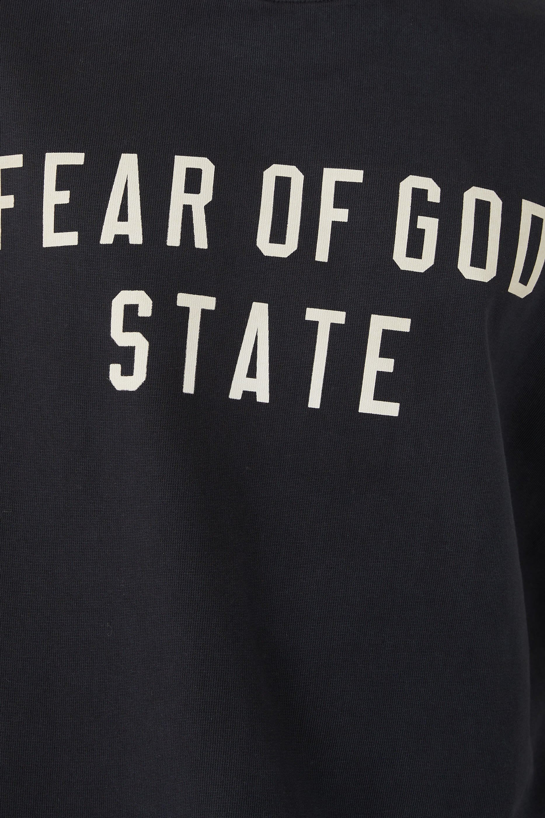 تيشيرت بياقة ضيقة قطن ثقيل