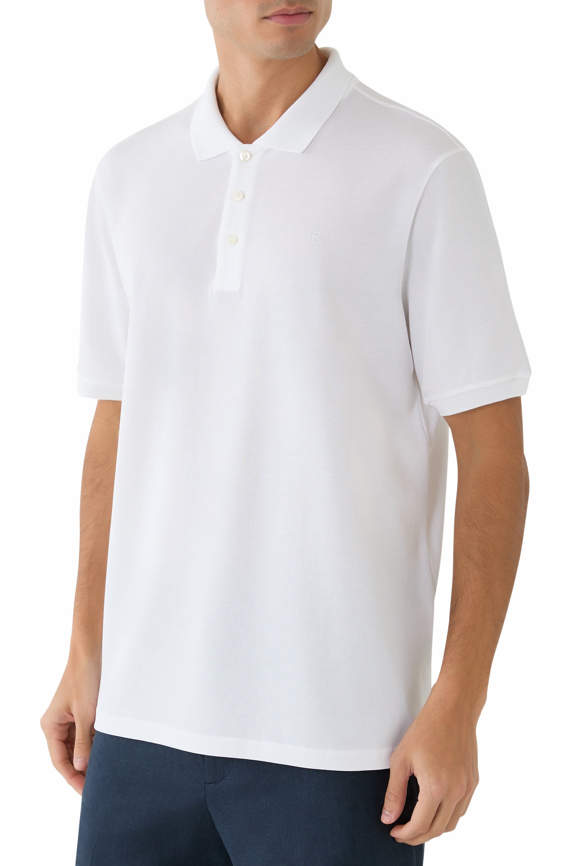 قميص بولو بشعار الماركة