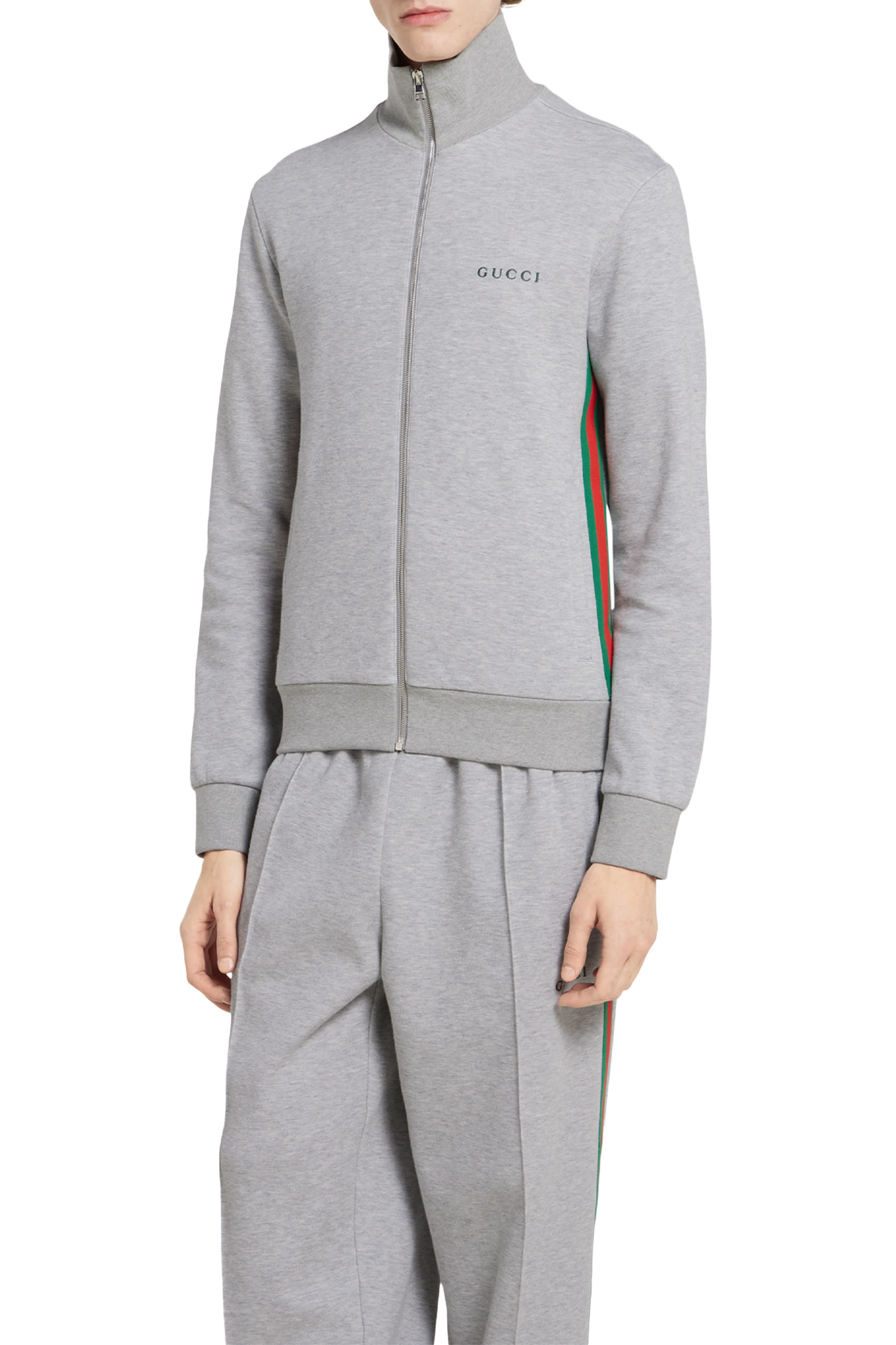 Cotton Piqué Double Zip Jacket