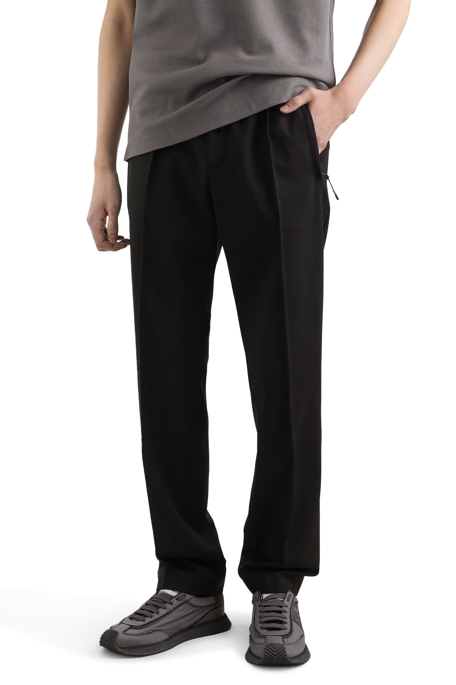 بنطال رياضي صوف وقماش قنب