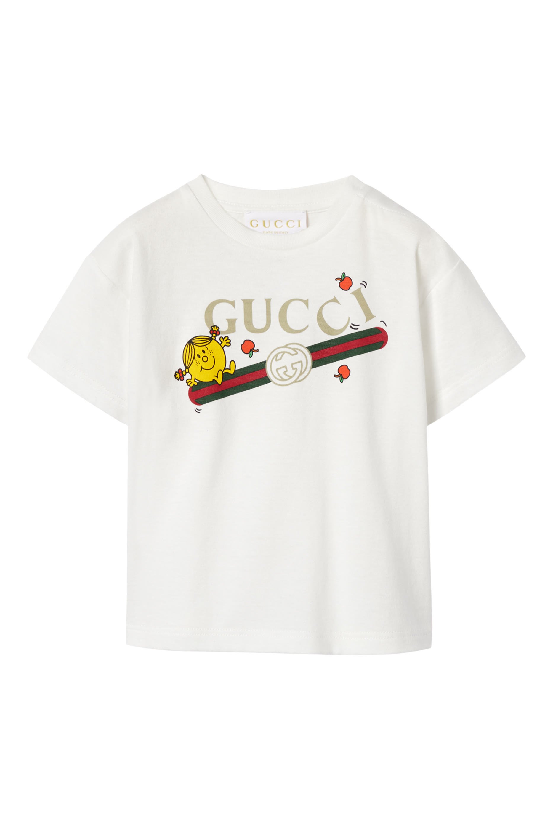 تيشيرت بنقشة غرافيكية قطن جيرسيه للأطفال