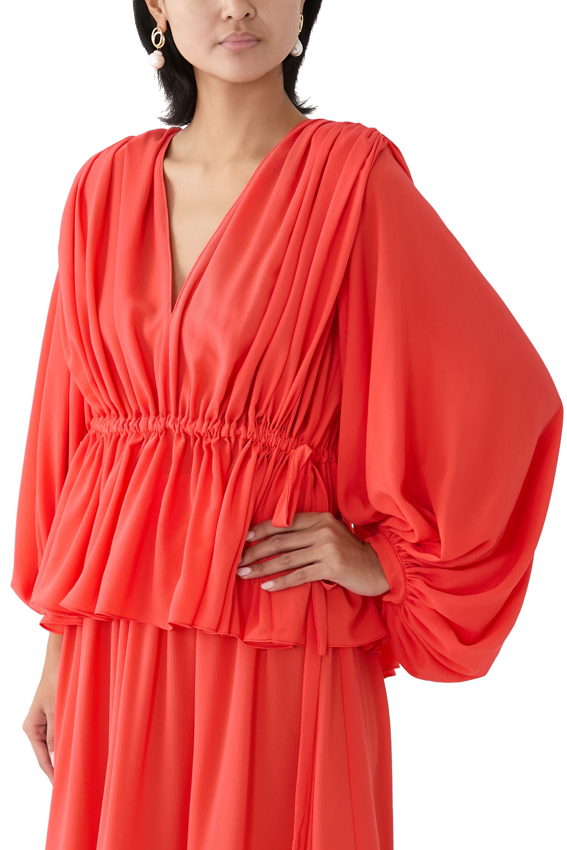 بلوزة درايد بكشكش