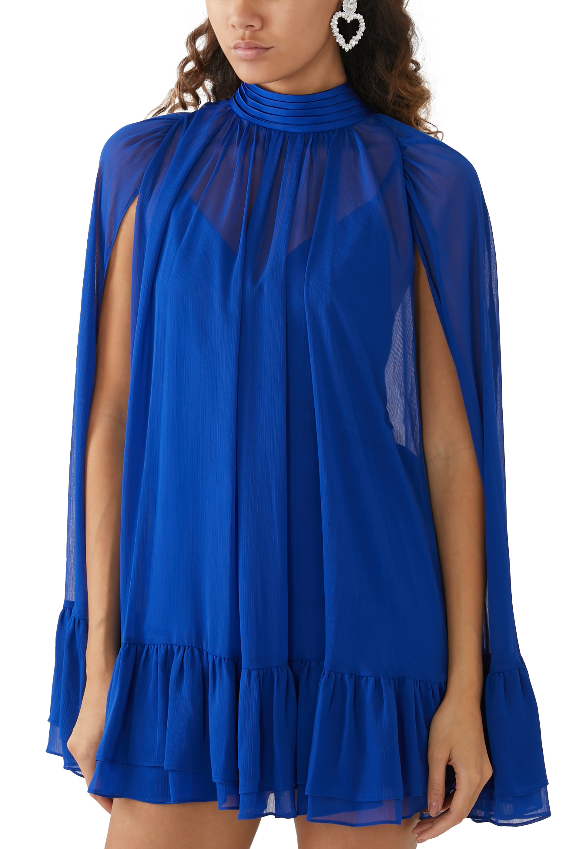 فستان زينون قصير بكاب