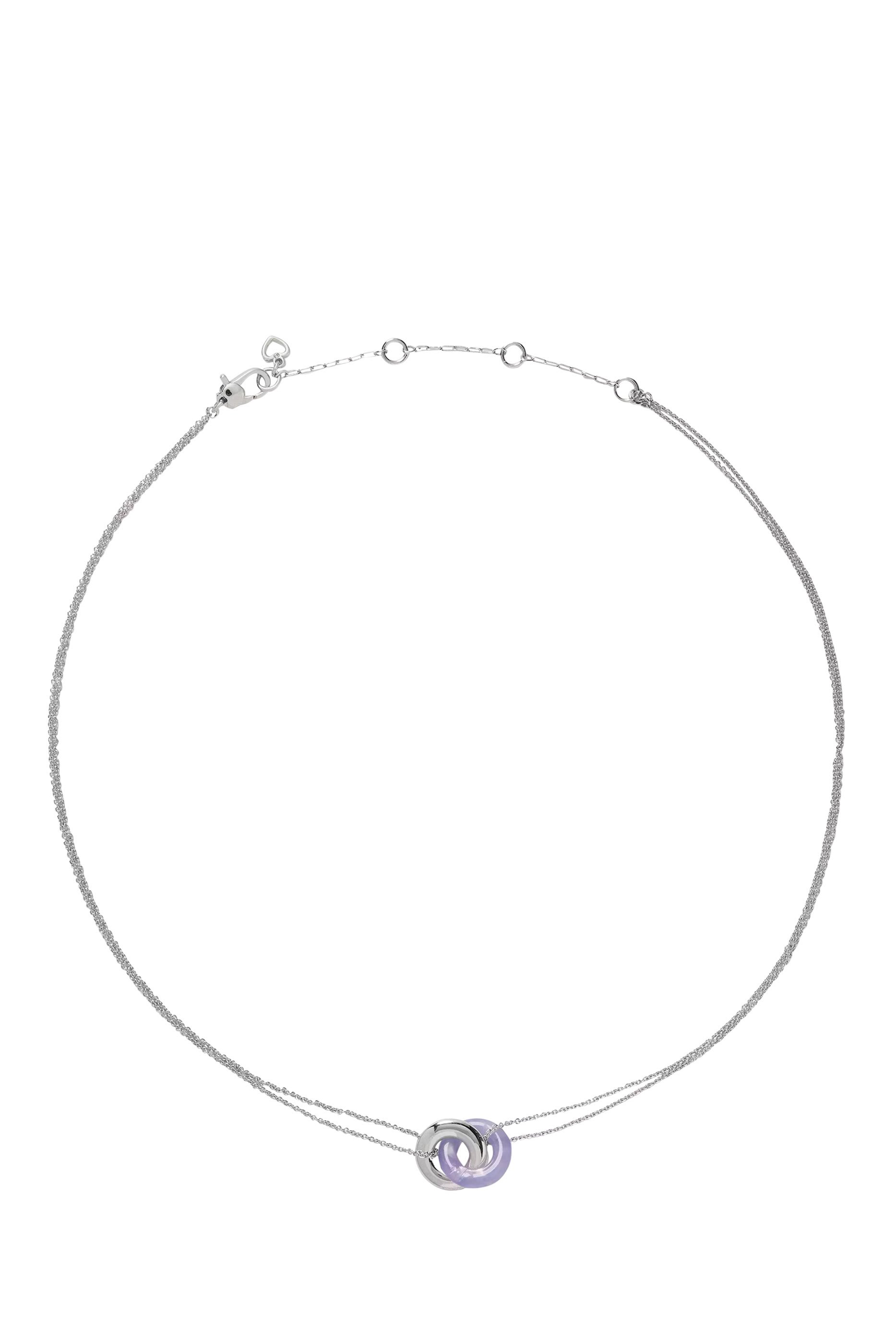 قلادة بدلاية صغيرة بتصميم متداخل