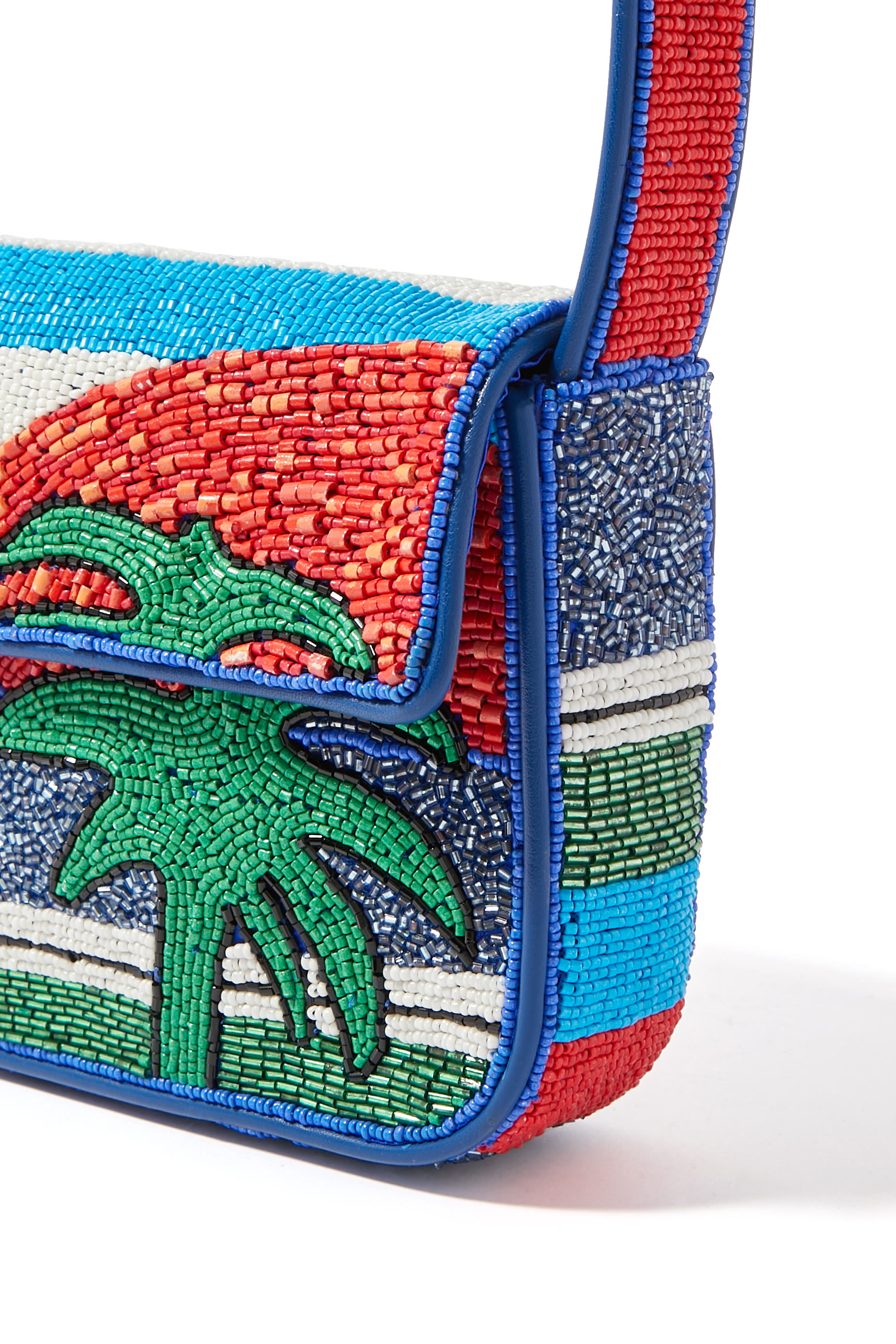 حقيبة تومي مطرزة بخرز