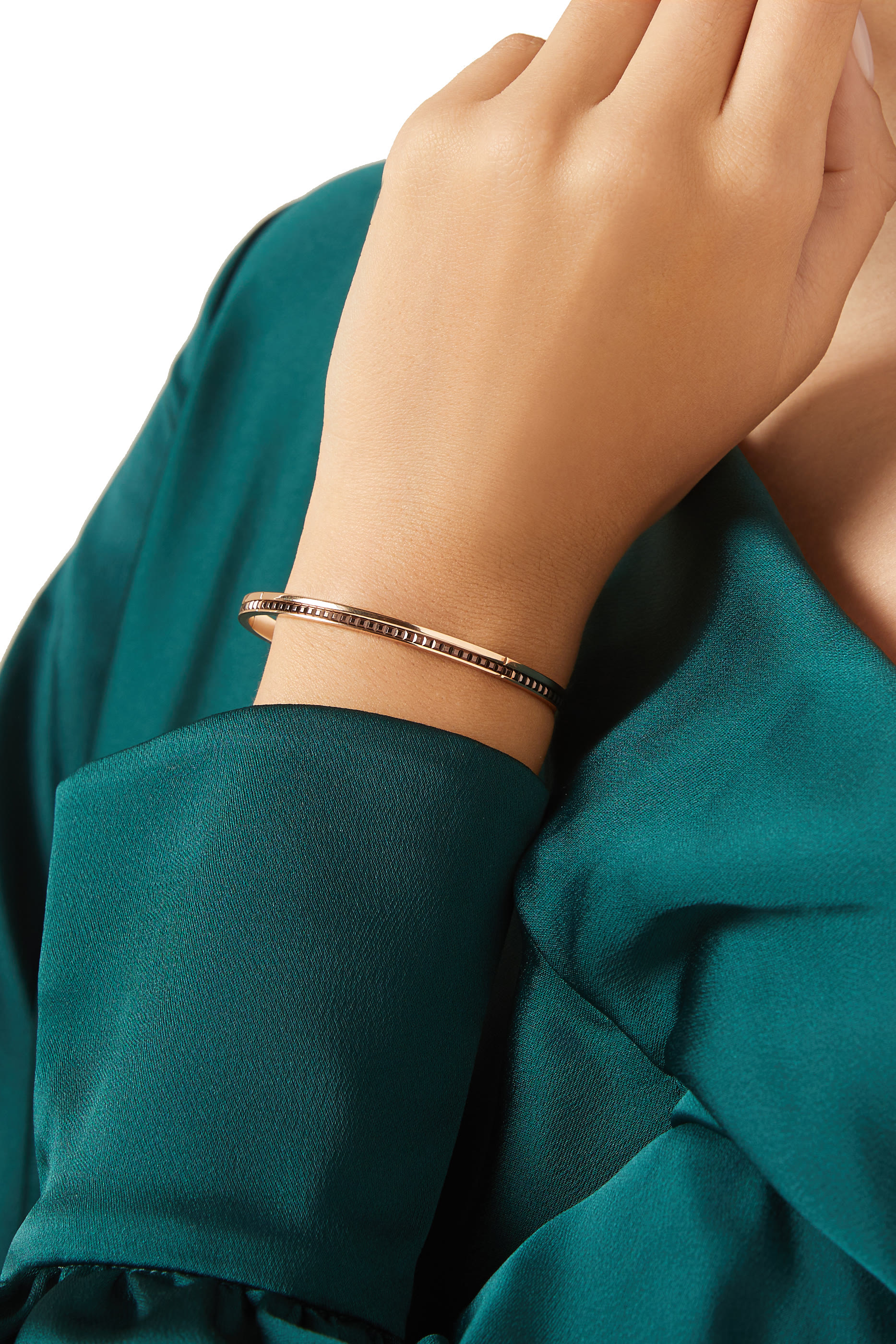 سوار كاتر كلاسيك، ذهب مختلط عيار 18 وبي في دي 