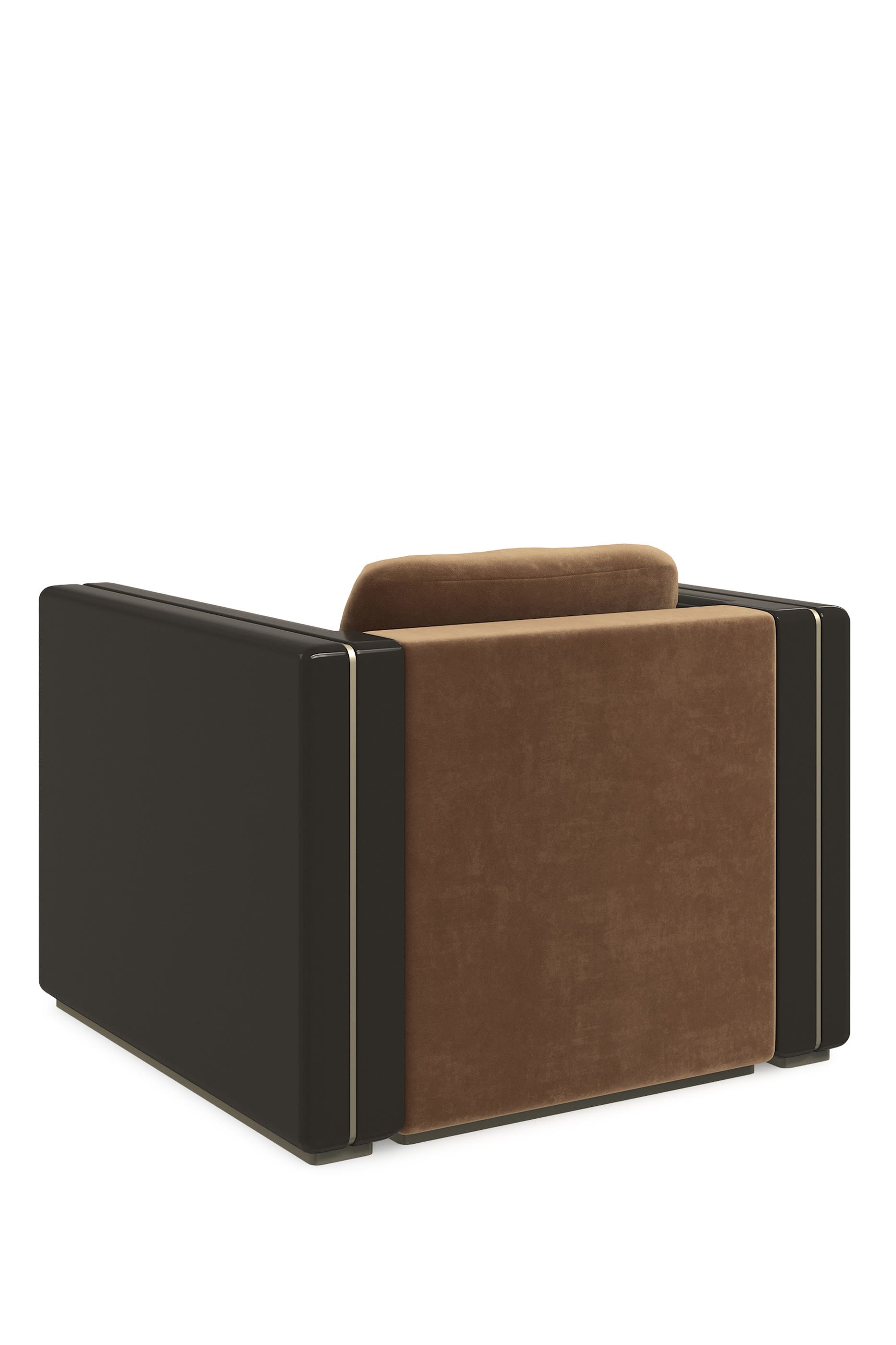 كرسي جيلي تشوكوليت بمسند ذراعين