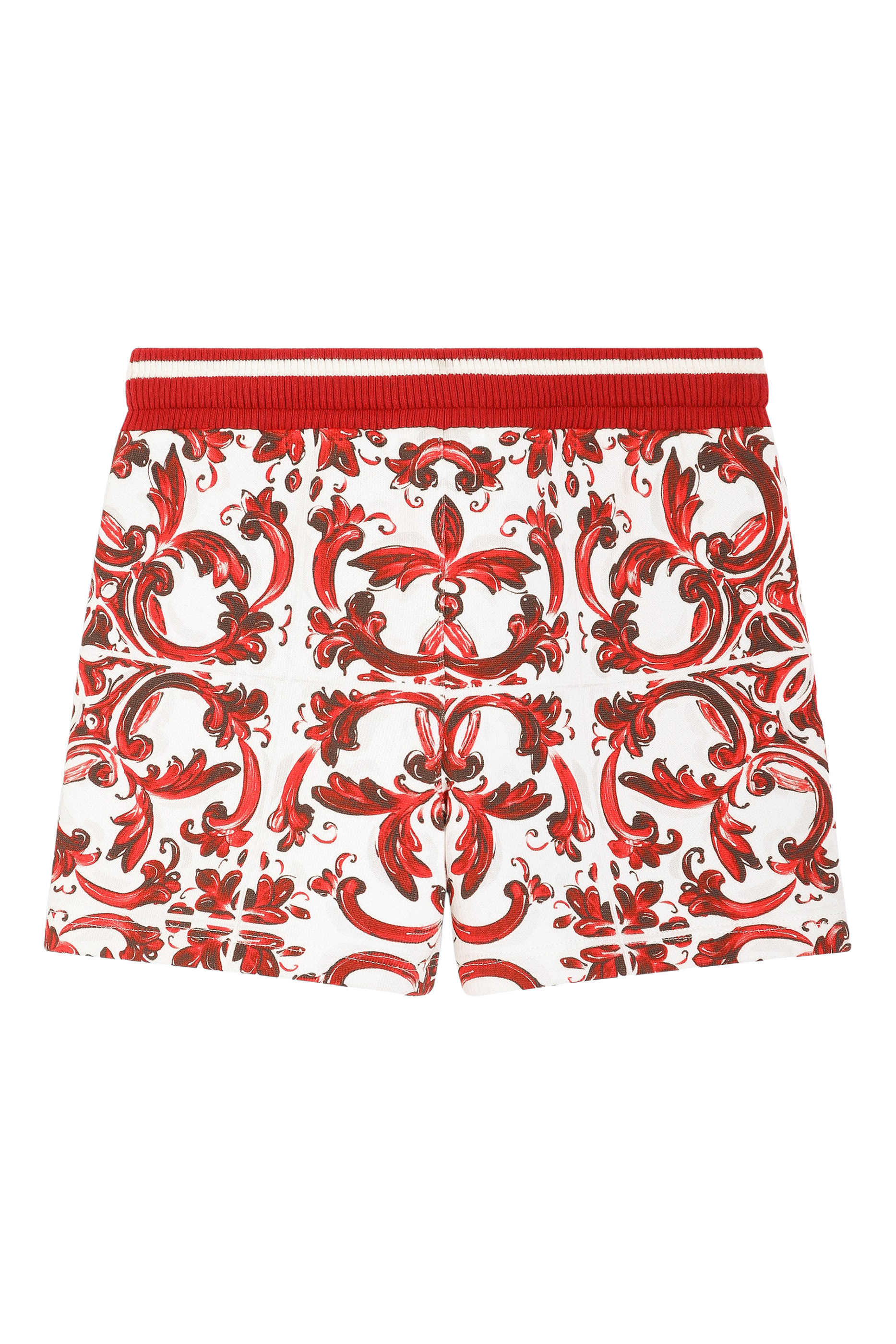 Kids Majolica-Print Bermuda Shorts