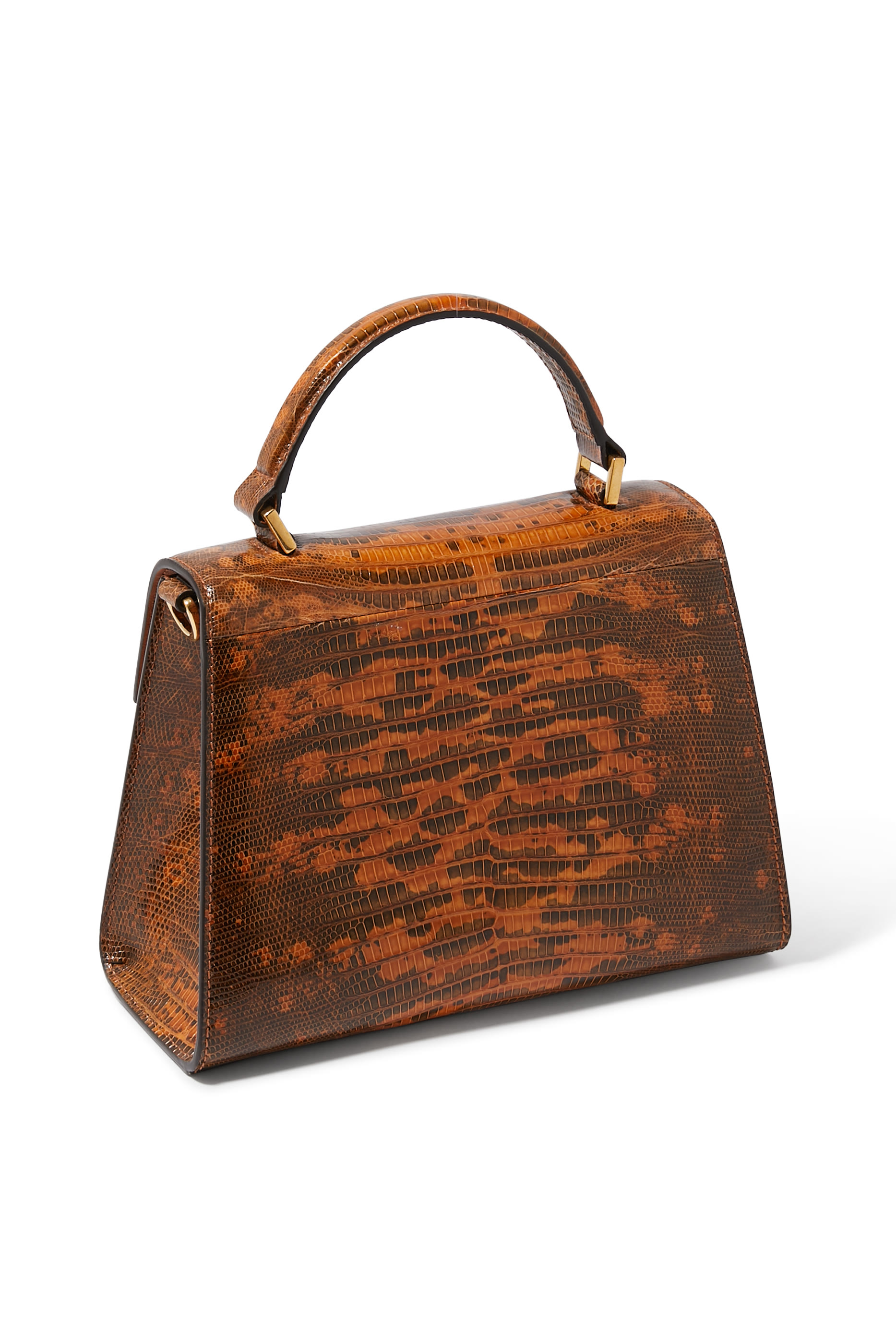 حقيبة بيد علوية بشعار الماركة