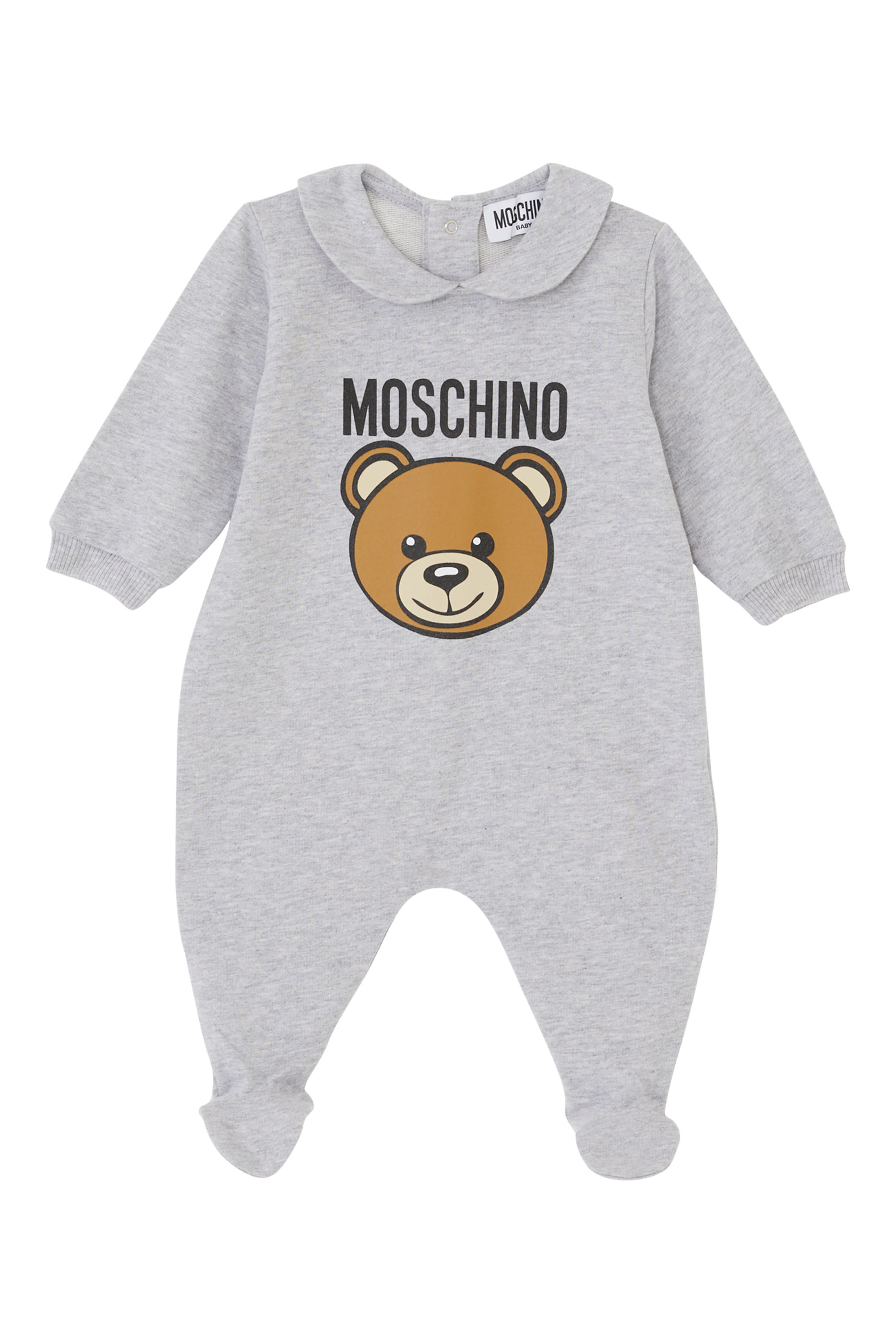 طقم بدلة قطن للأطفال بطبعة دب، 3 قطع