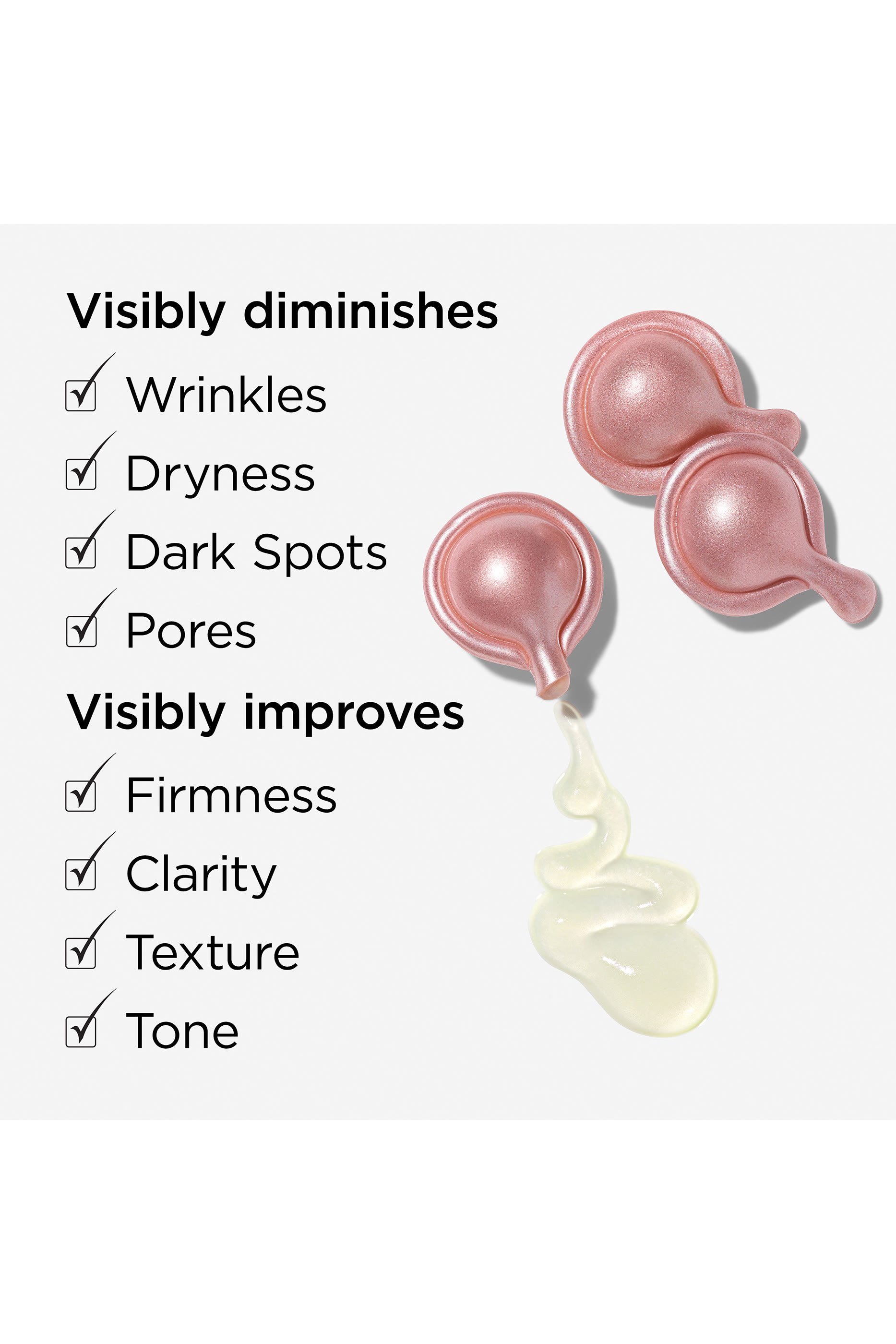 كبسولات سيروم الريتينول والسيراميد وهيدروكسي بيناكولون ريتينويت لتسريع عملية تجديد البشرة