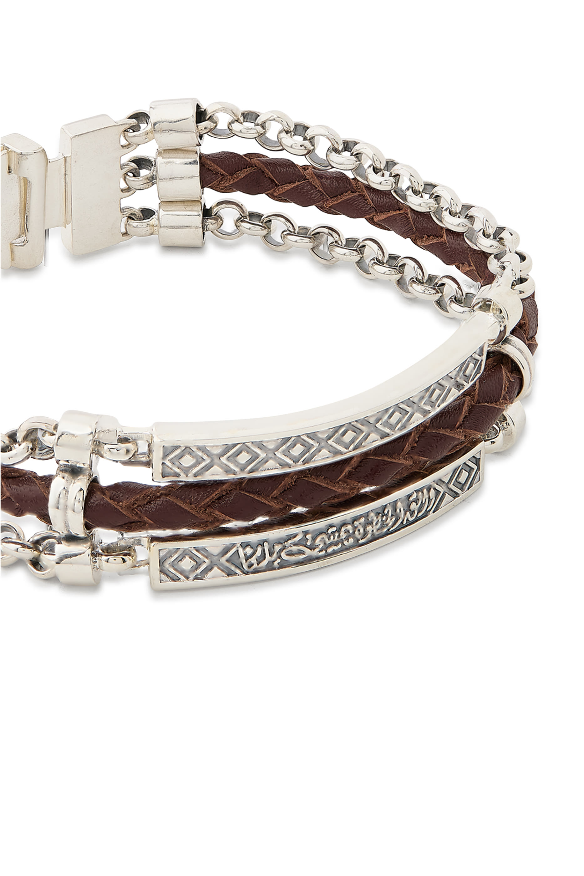 سوار ذا كينغ ستيب، جلد وفضة إسترلينية